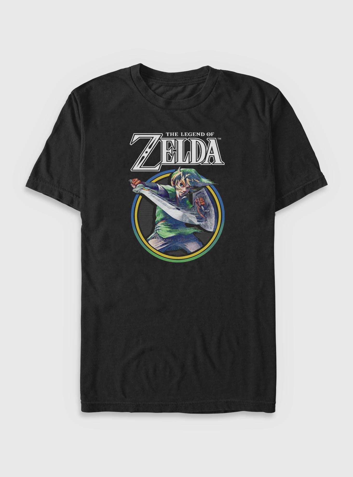 Nintendo Retro Text Circle Big & Tall T-Shirt, , hi-res