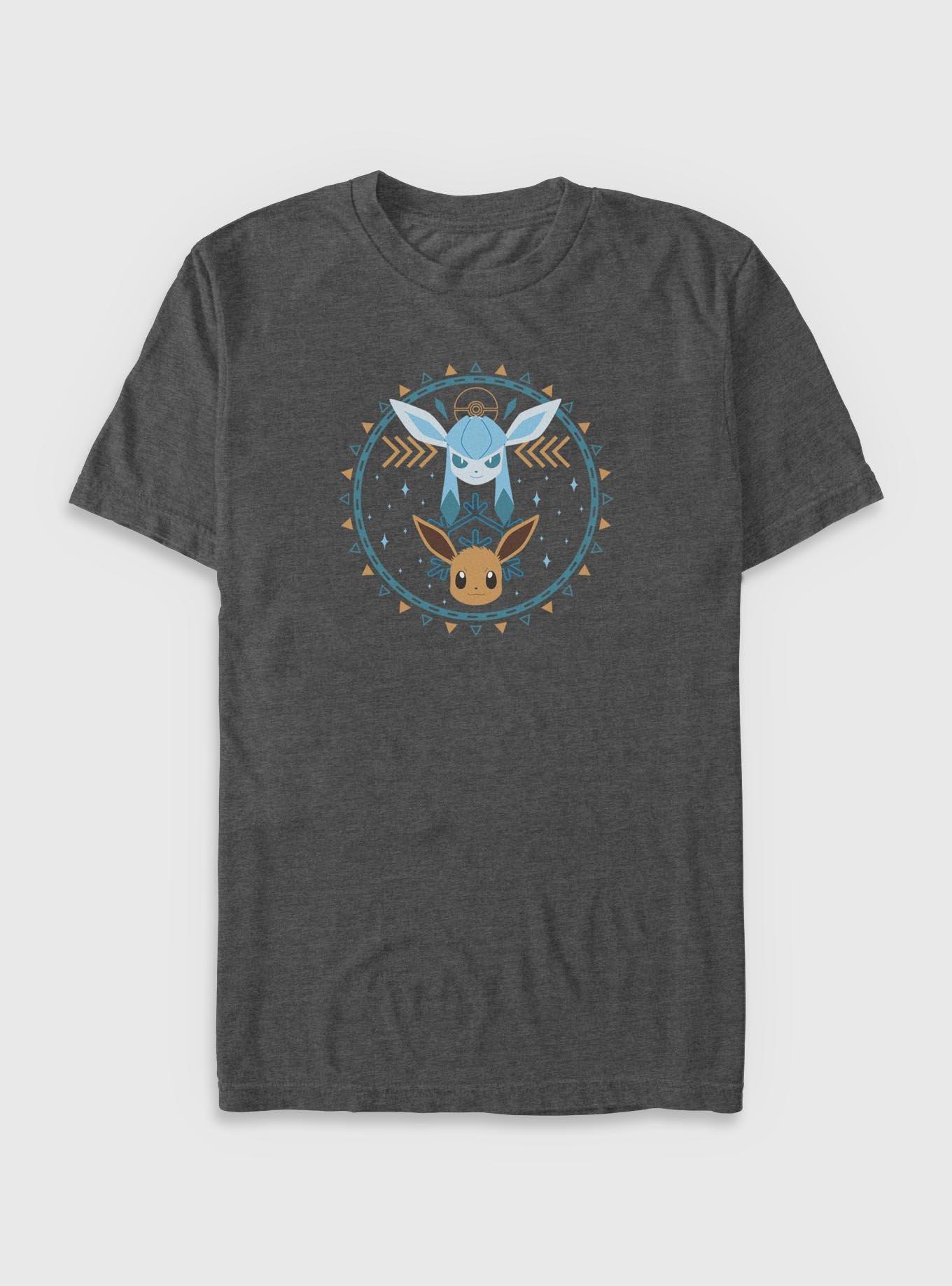 Pokemon Eevee Glaceon Circle Big & Tall T-Shirt, , hi-res