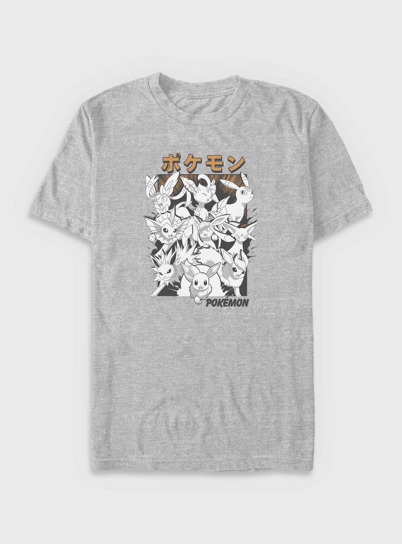 Pokemon Eevee Evolutions Poster Big & Tall T-Shirt, , hi-res