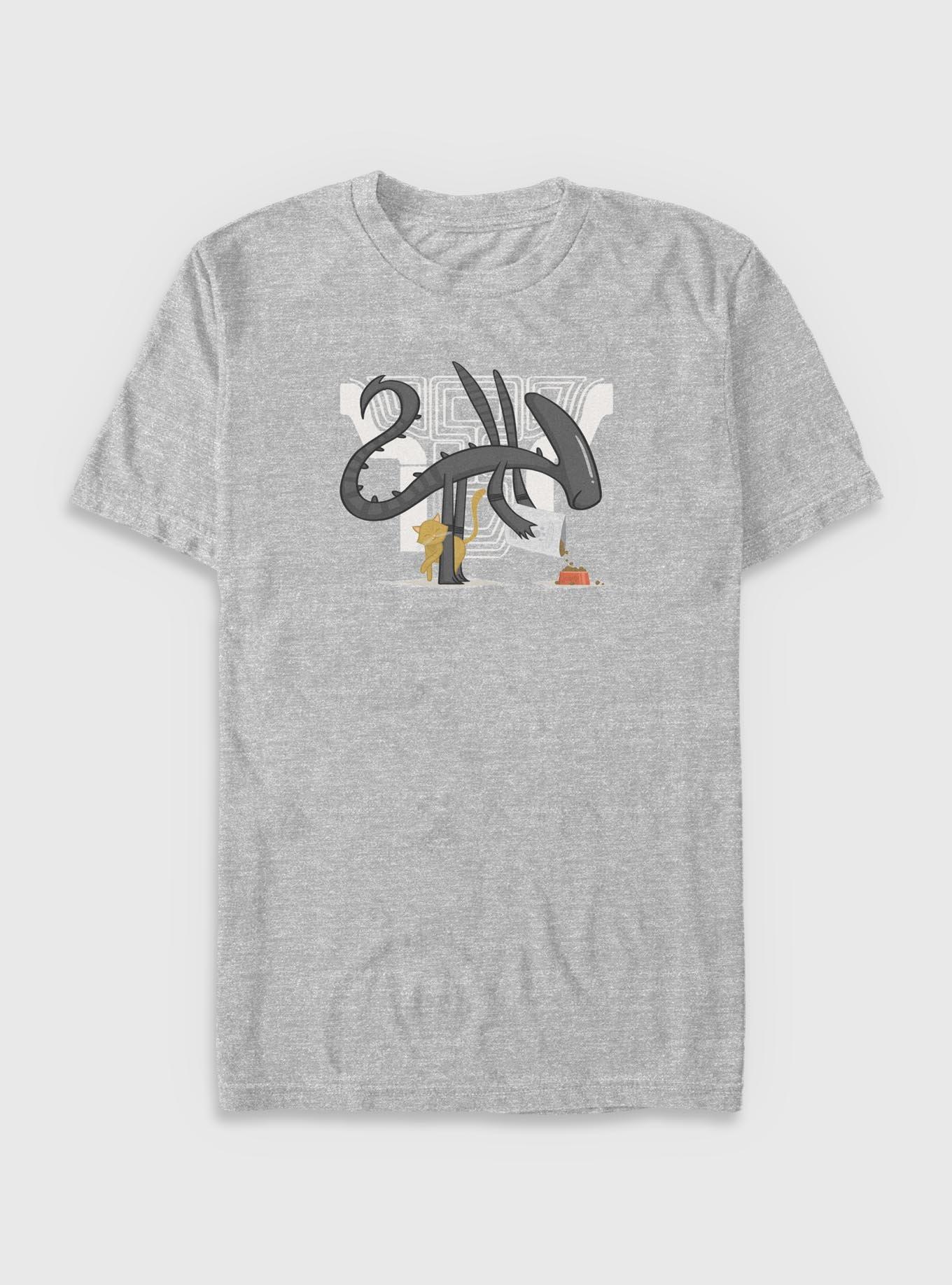 Alien Feeding Cat Big & Tall T-Shirt, , hi-res