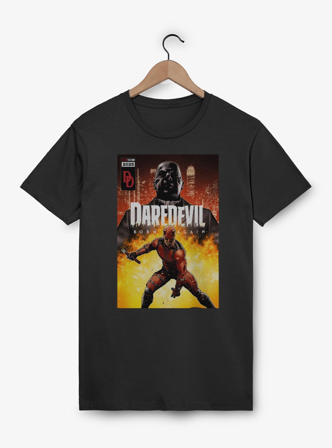 Marvel Daredevil: Born Again Daredevil And Kingpin Comic T-Shirt, BLACK, hi-res