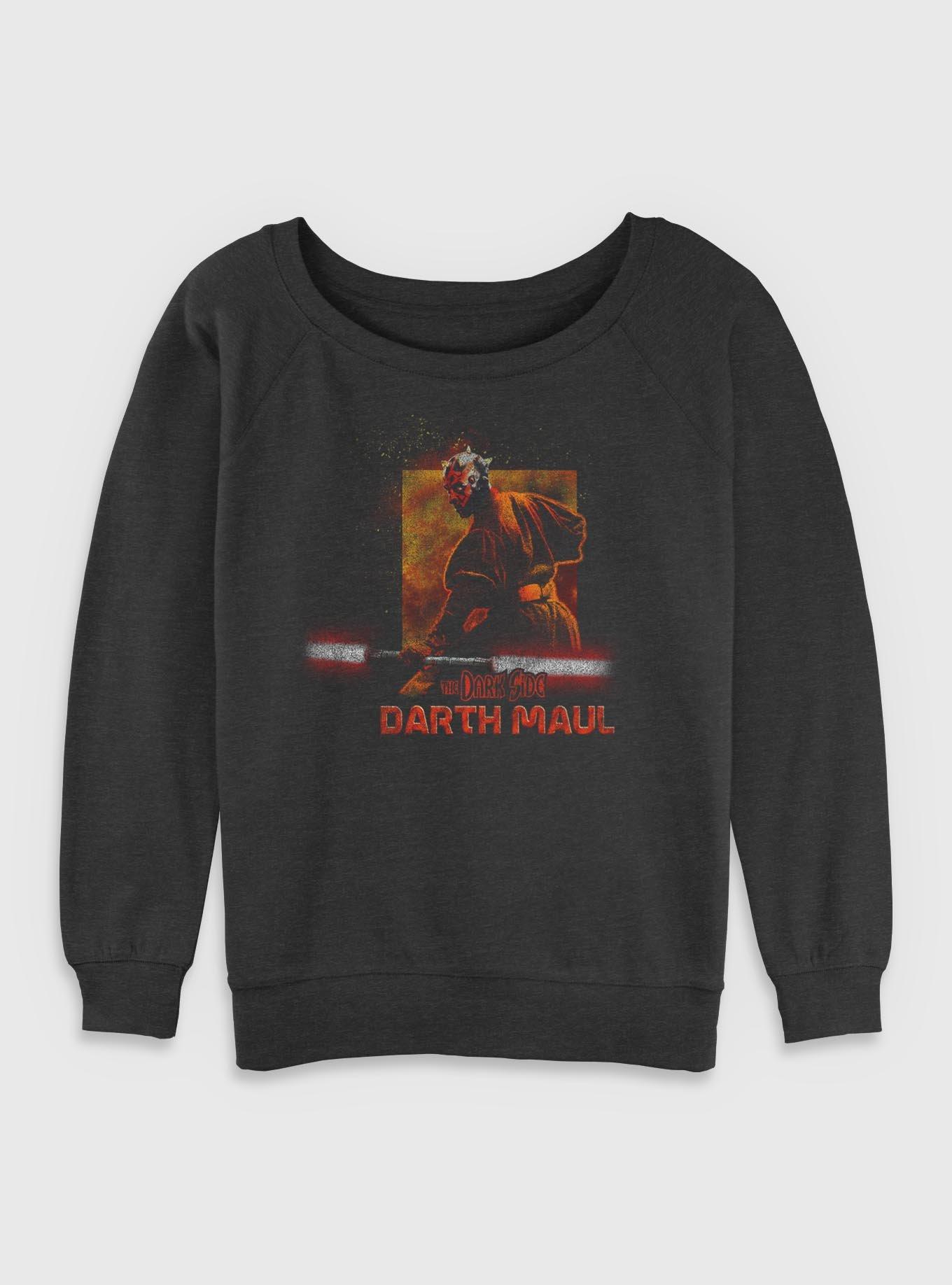 Star Wars Darth Maul Womens Slouchy Sweatshirt, , hi-res