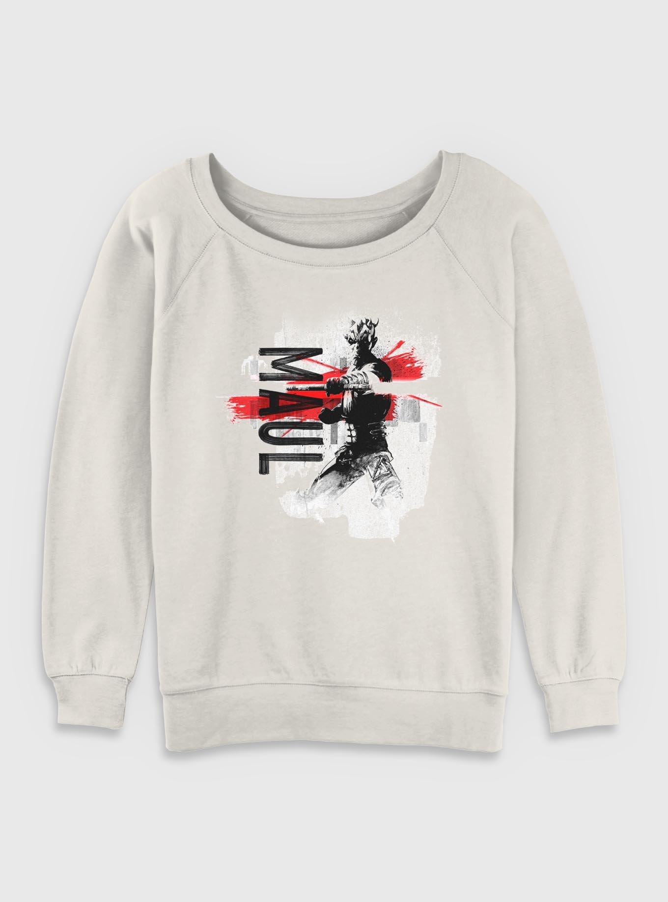 Star Wars: The Clone Wars Maul Collage Womens Slouchy Sweatshirt, , hi-res