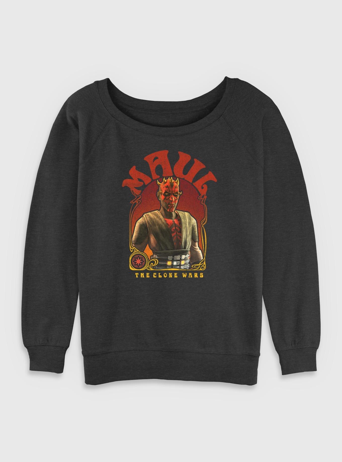 Star Wars: The Clone Wars Maul Nouveau Womens Slouchy Sweatshirt, , hi-res