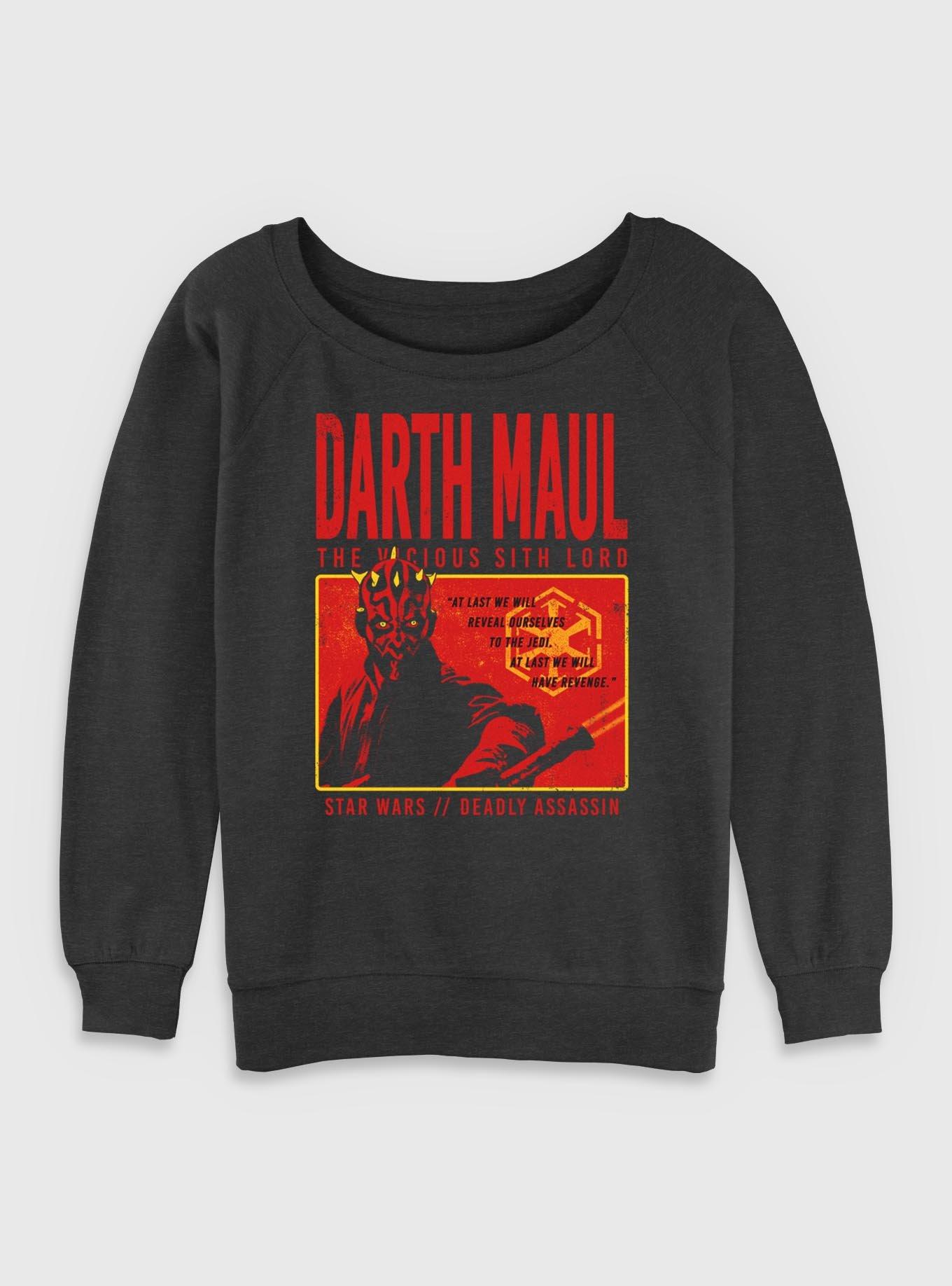 Star Wars Maul Horror Box Womens Slouchy Sweatshirt, , hi-res