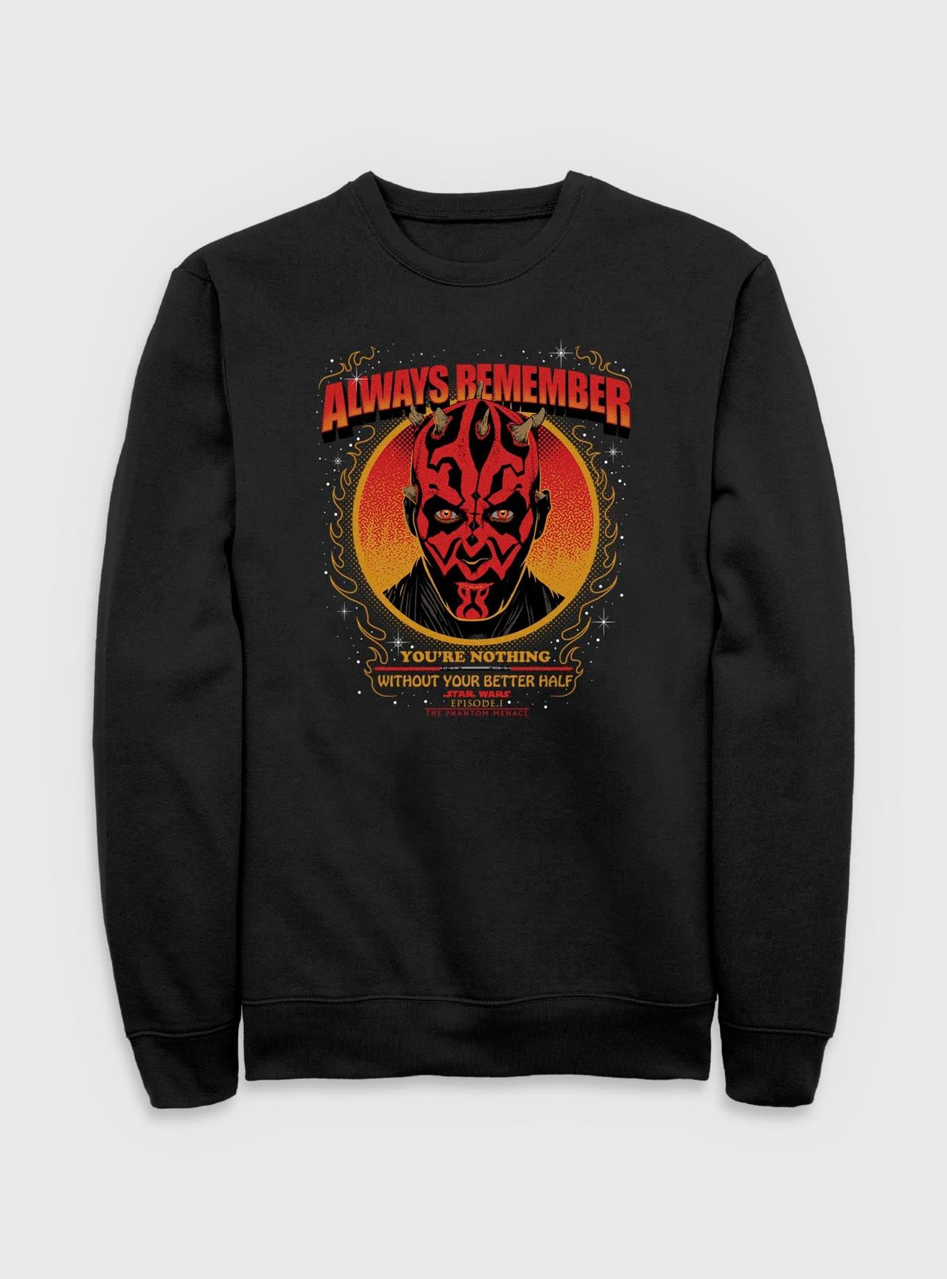 Star Wars Always Remember Darth Maul Sweatshirt, , hi-res
