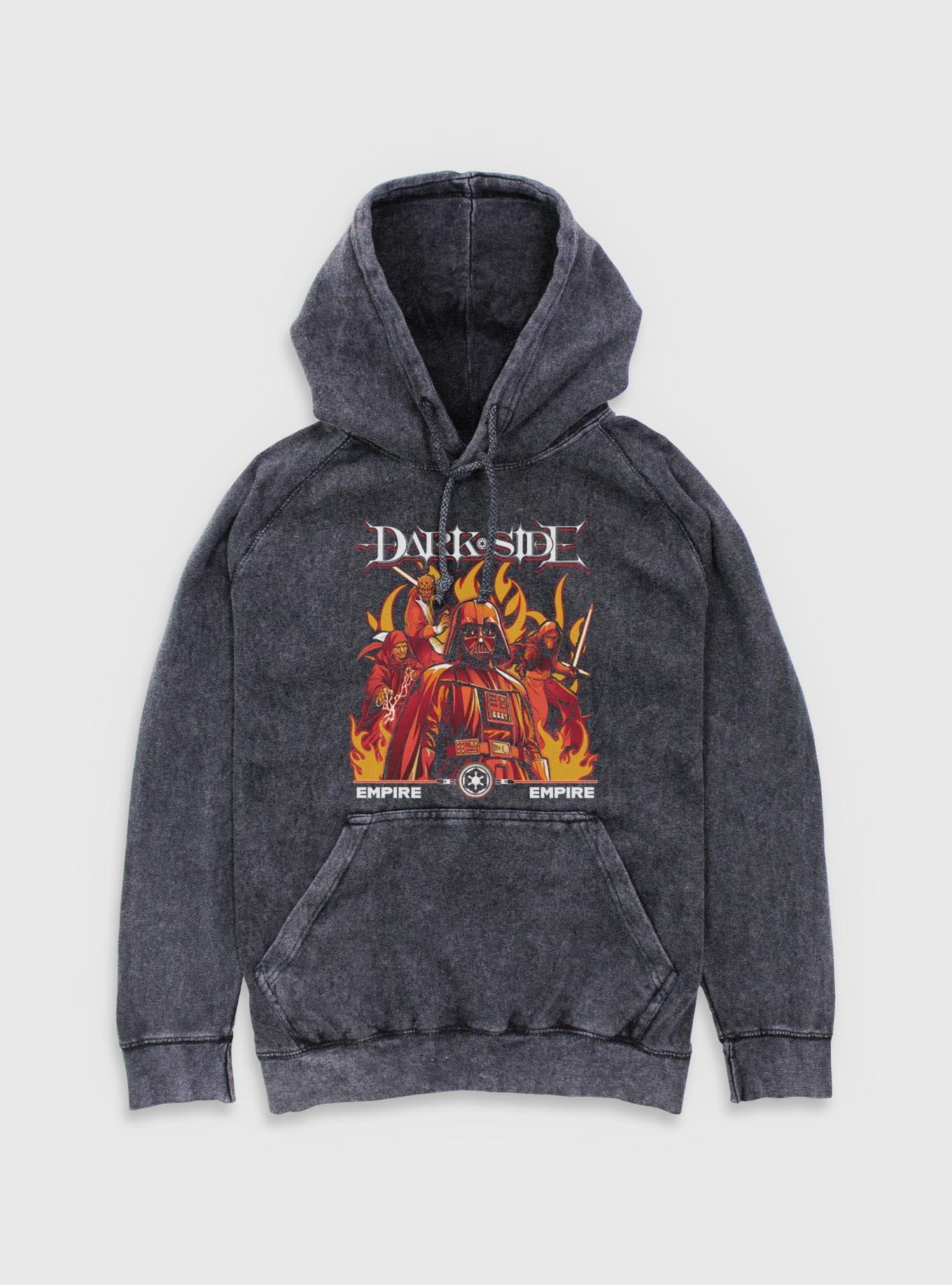 Star Wars Dark Side Empire Group Mineral Wash Hoodie, , hi-res