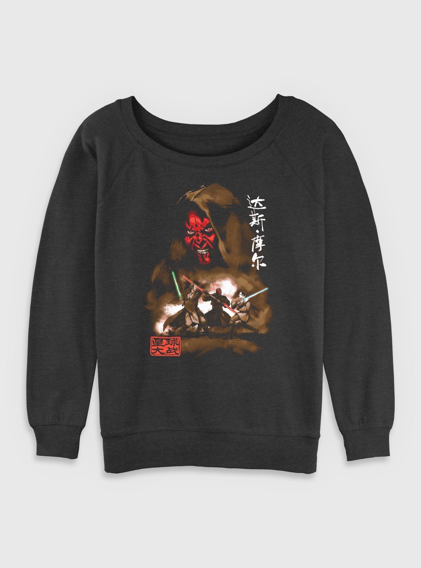 Star Wars Maul Battle Womens Slouchy Sweatshirt, , hi-res