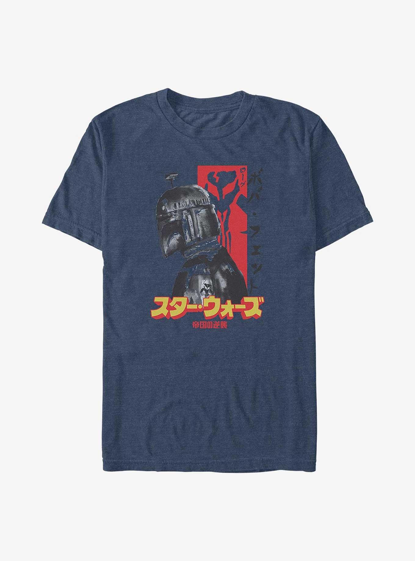 Star Wars Boba Wars Big & Tall T-Shirt, NAVY HTR, hi-res