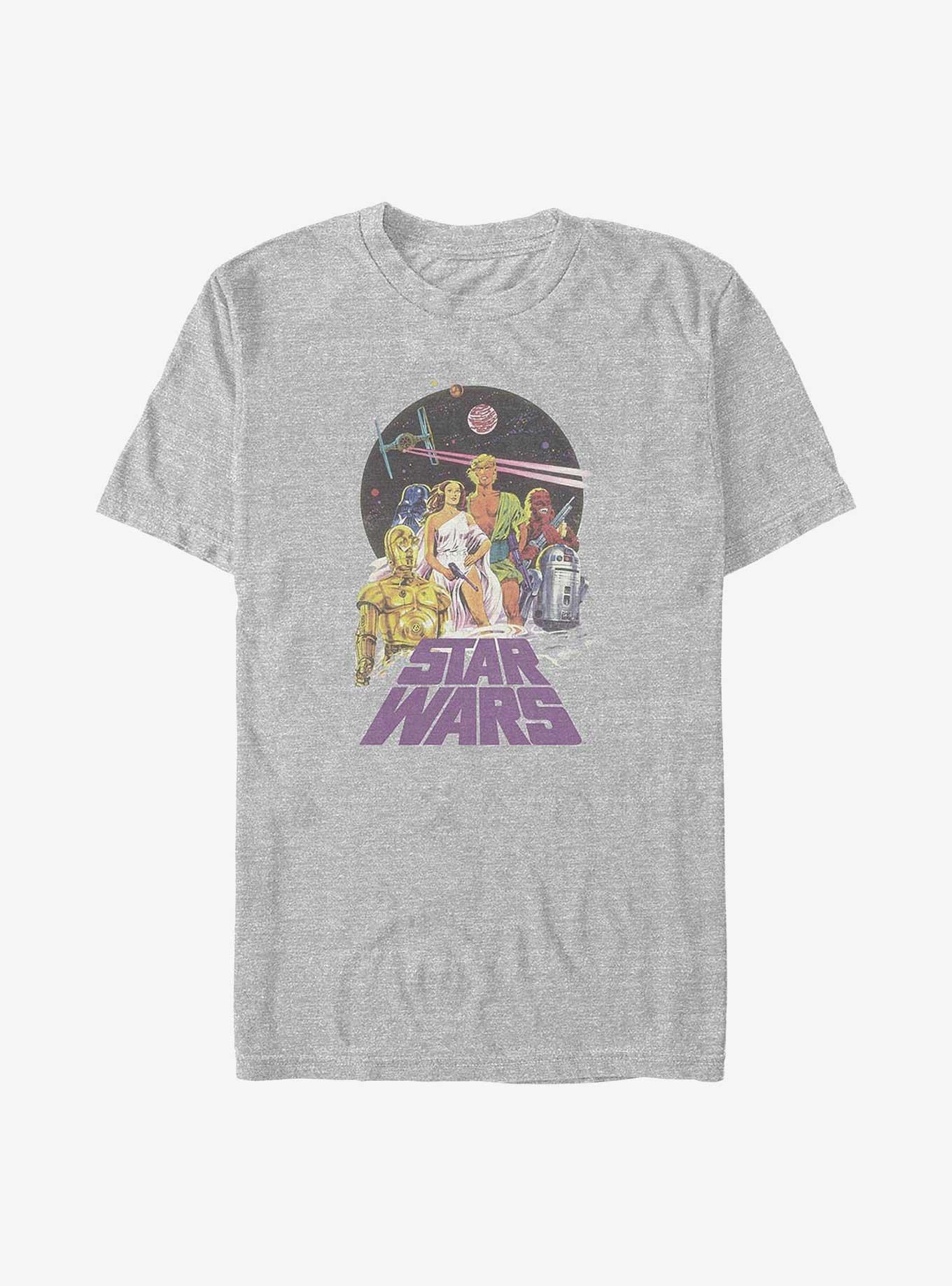Star Wars Vintage Star Wars Crew Big & Tall T-Shirt, , hi-res