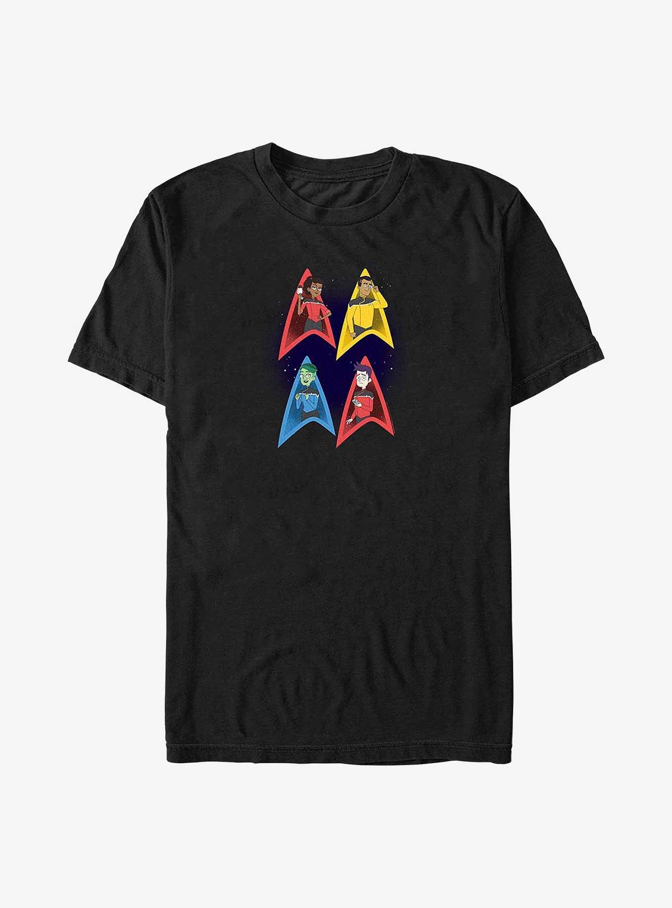 Star Trek Lower Decks Boxup Big & Tall T-Shirt, BLACK, hi-res