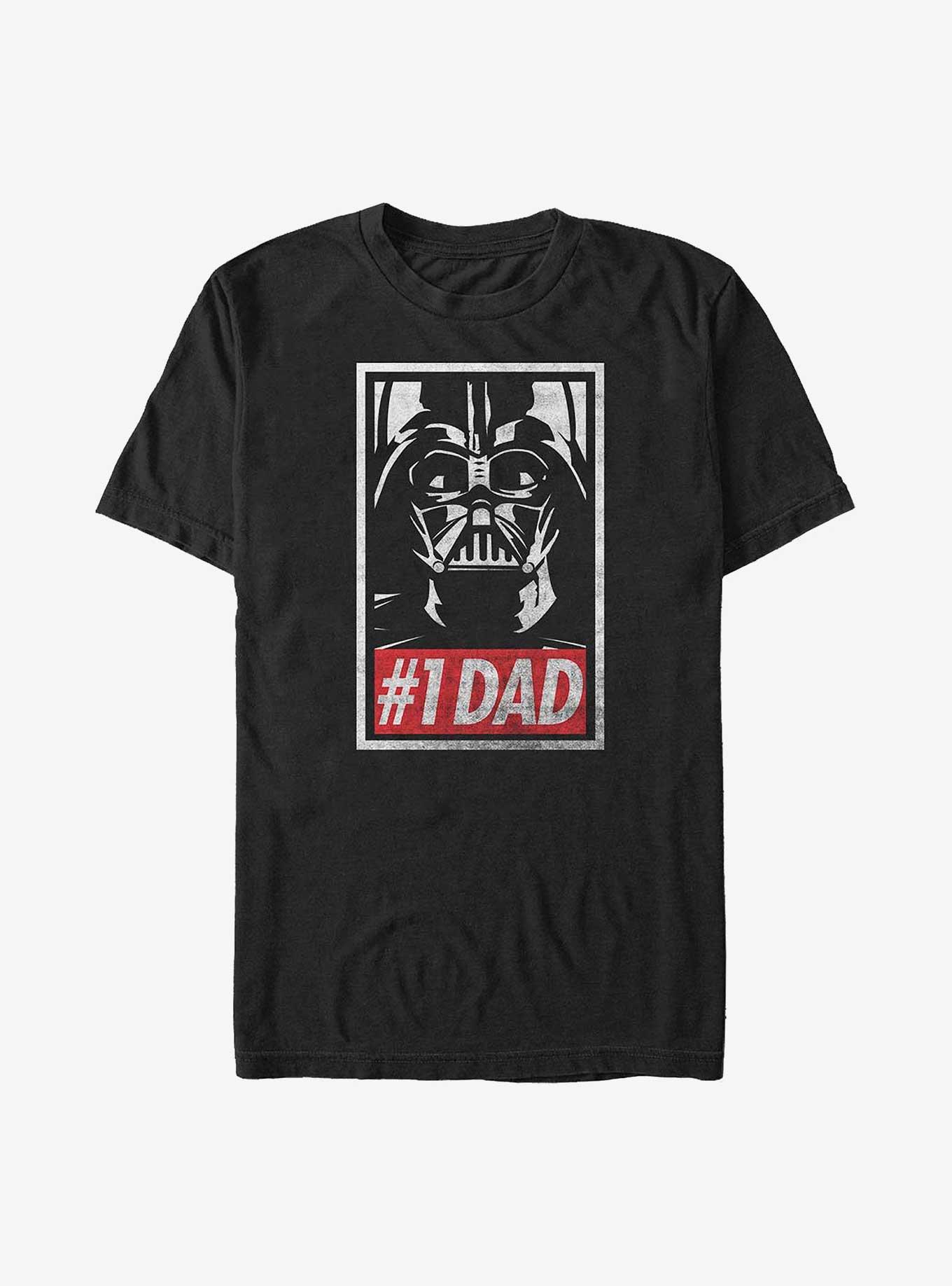 Star Wars Darth Vader Number One Dad Big & Tall T-Shirt, , hi-res