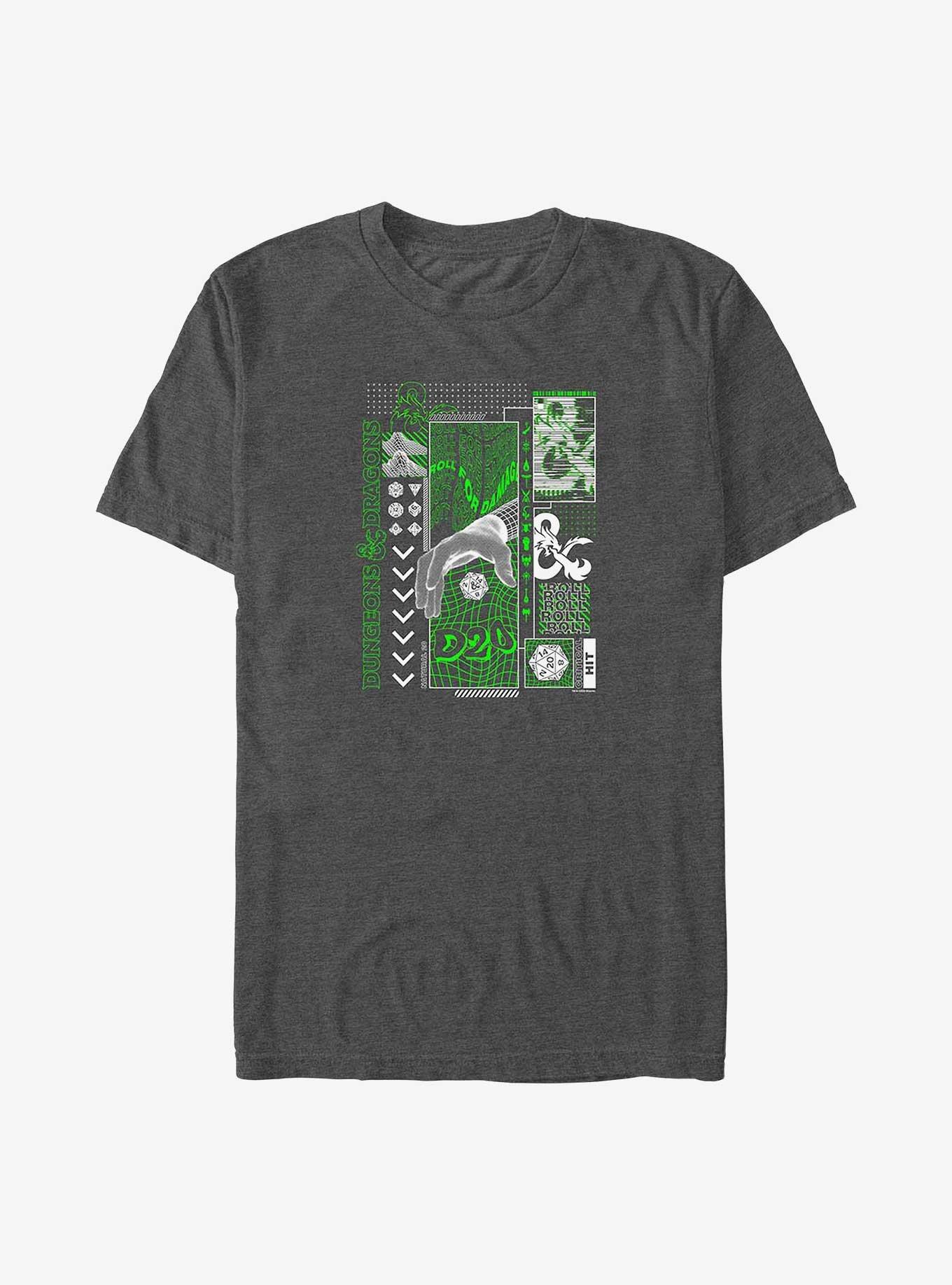 Dungeons & Dragons Trippy Tech Big & Tall T-Shirt