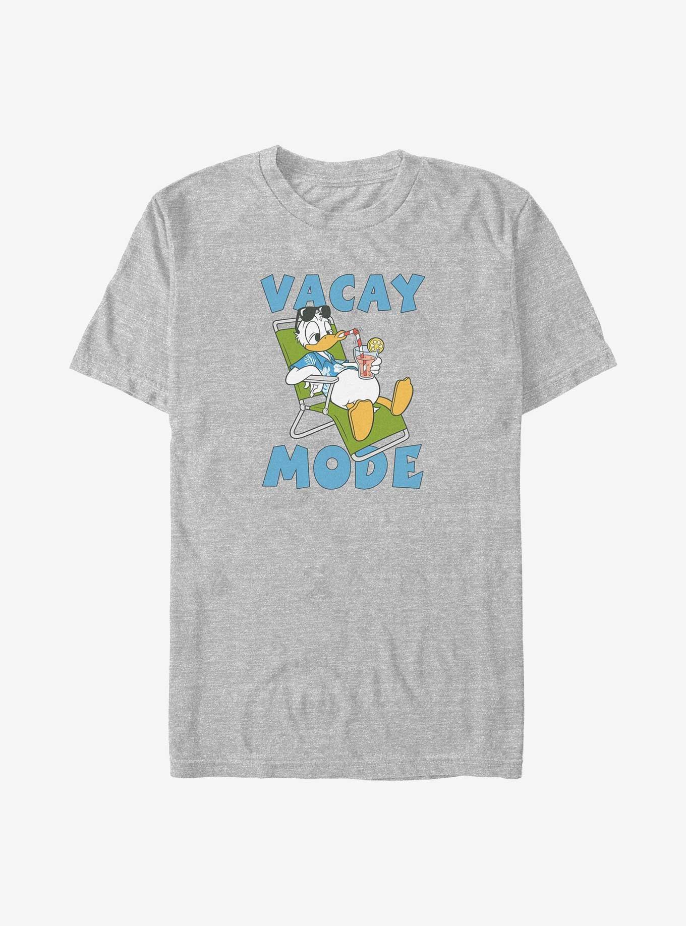 Disney Mickey Mouse Donald Vacay Mode Big & Tall T-Shirt