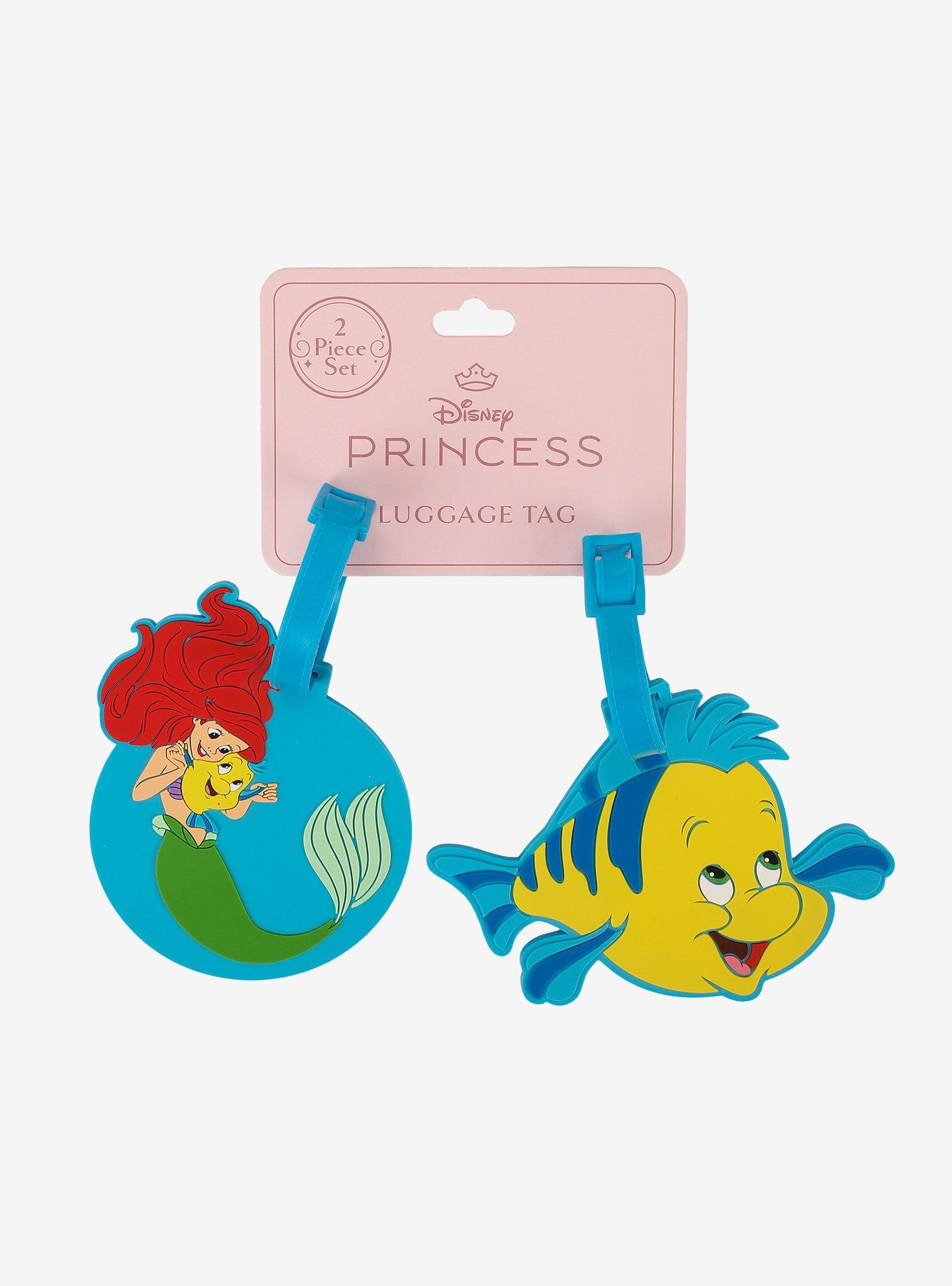 Disney The Little Mermaid Ariel & Flounder Luggage Tag Set, , hi-res