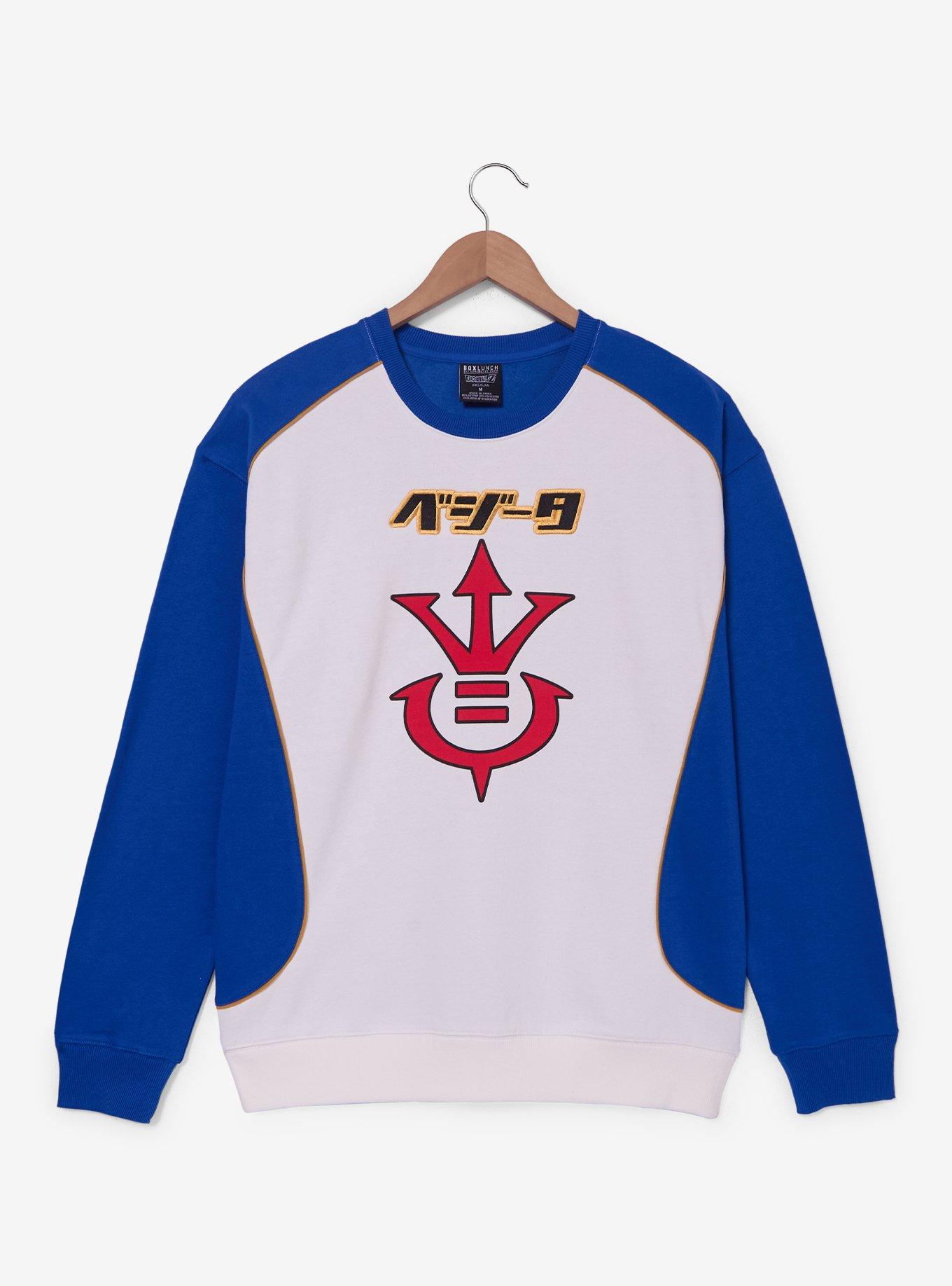 Dragon Ball Z Saiyan Army Symbol Paneled Crewneck - BoxLunch Exclusive, , hi-res