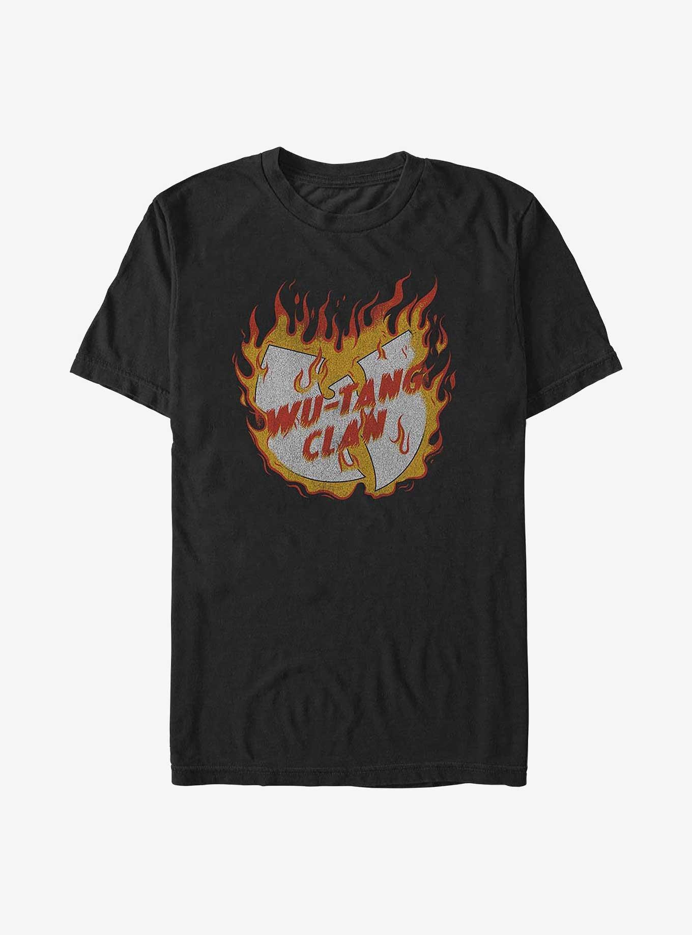 Wu-Tang Clan Fire Big & Tall T-Shirt, BLACK, hi-res