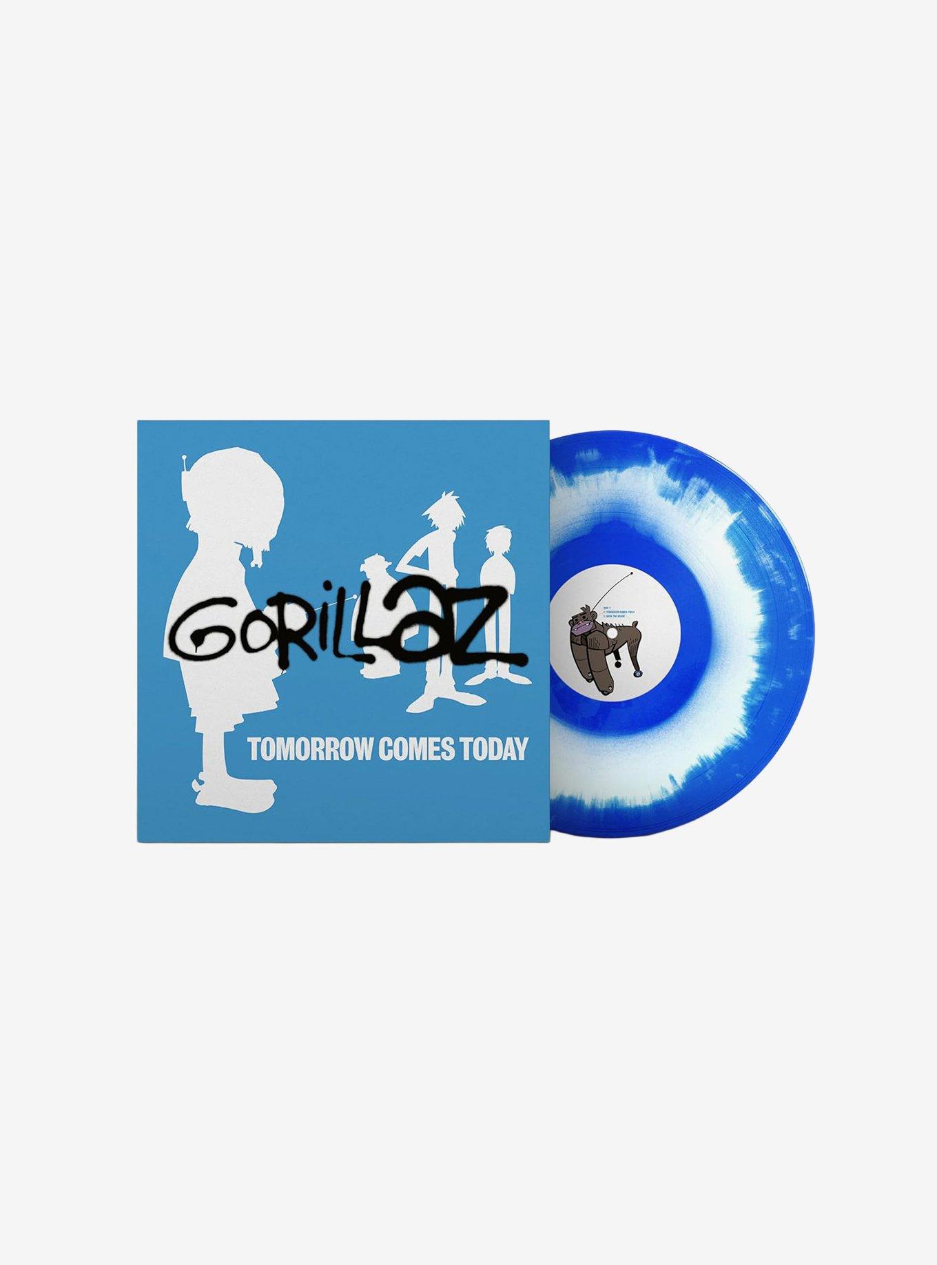 Gorillaz Tomorrow Comes Today EP (White & Blue Colour-In-Colour) Vinyl LP, , hi-res