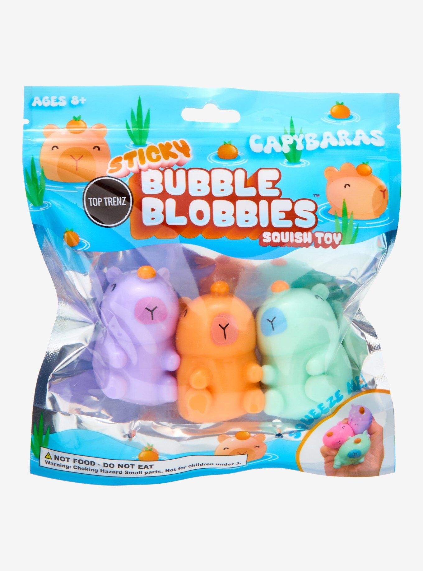 Sticky Bubble Blobbies Capybaras Assorted Blind Squishy Toy Set, , hi-res
