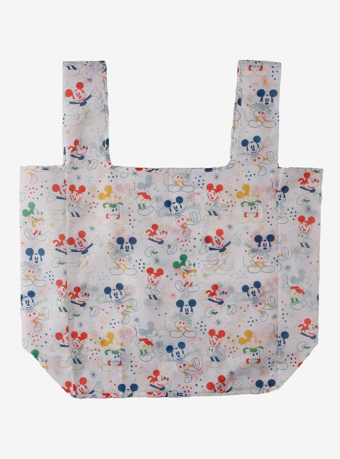 Disney Mickey Mouse Multicolor Reusable Tote Bag - BoxLunch Exclusive, , hi-res