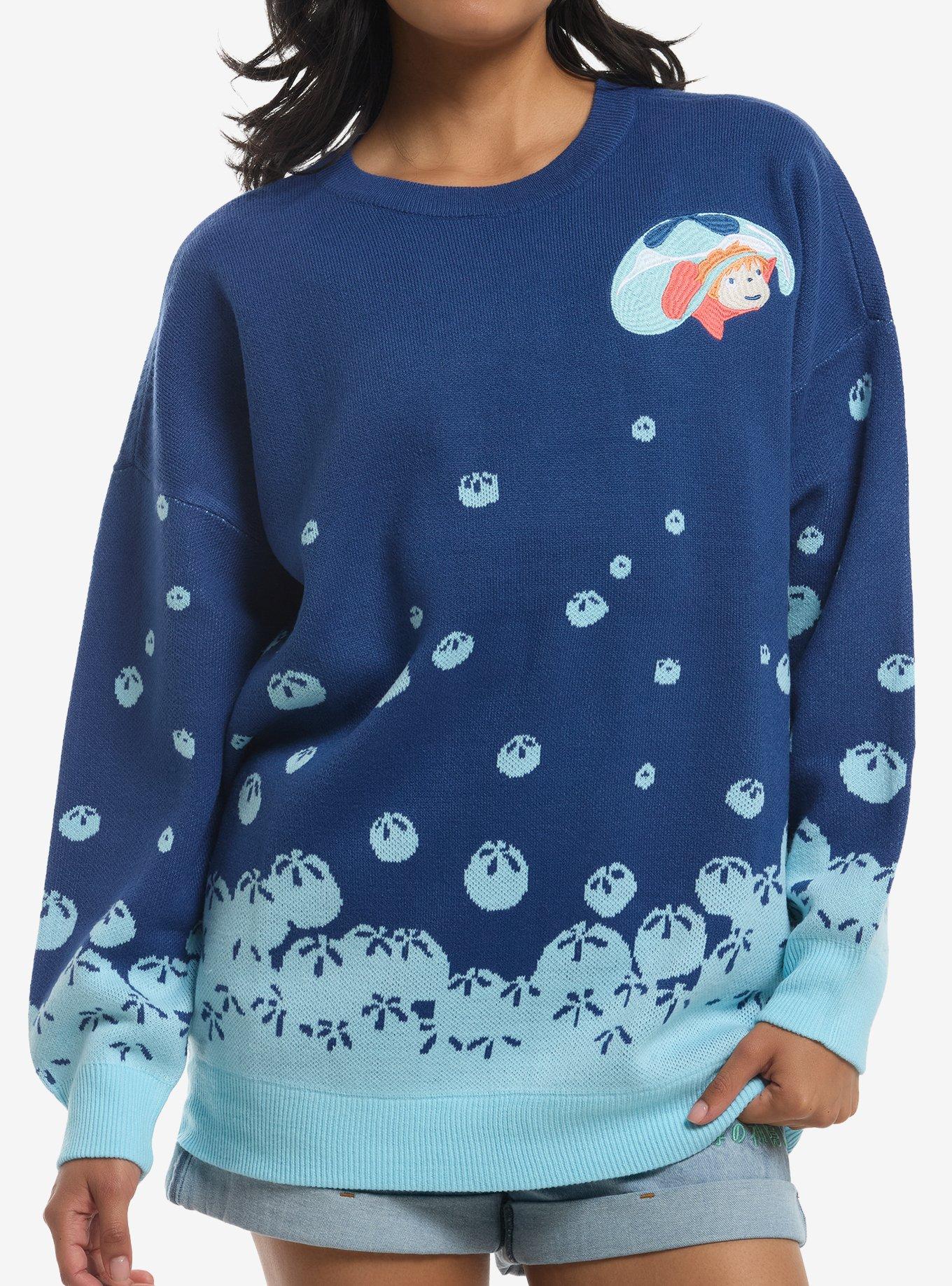 Her Universe Studio Ghibli&reg; Ponyo Bubbles Knit Sweater, , hi-res