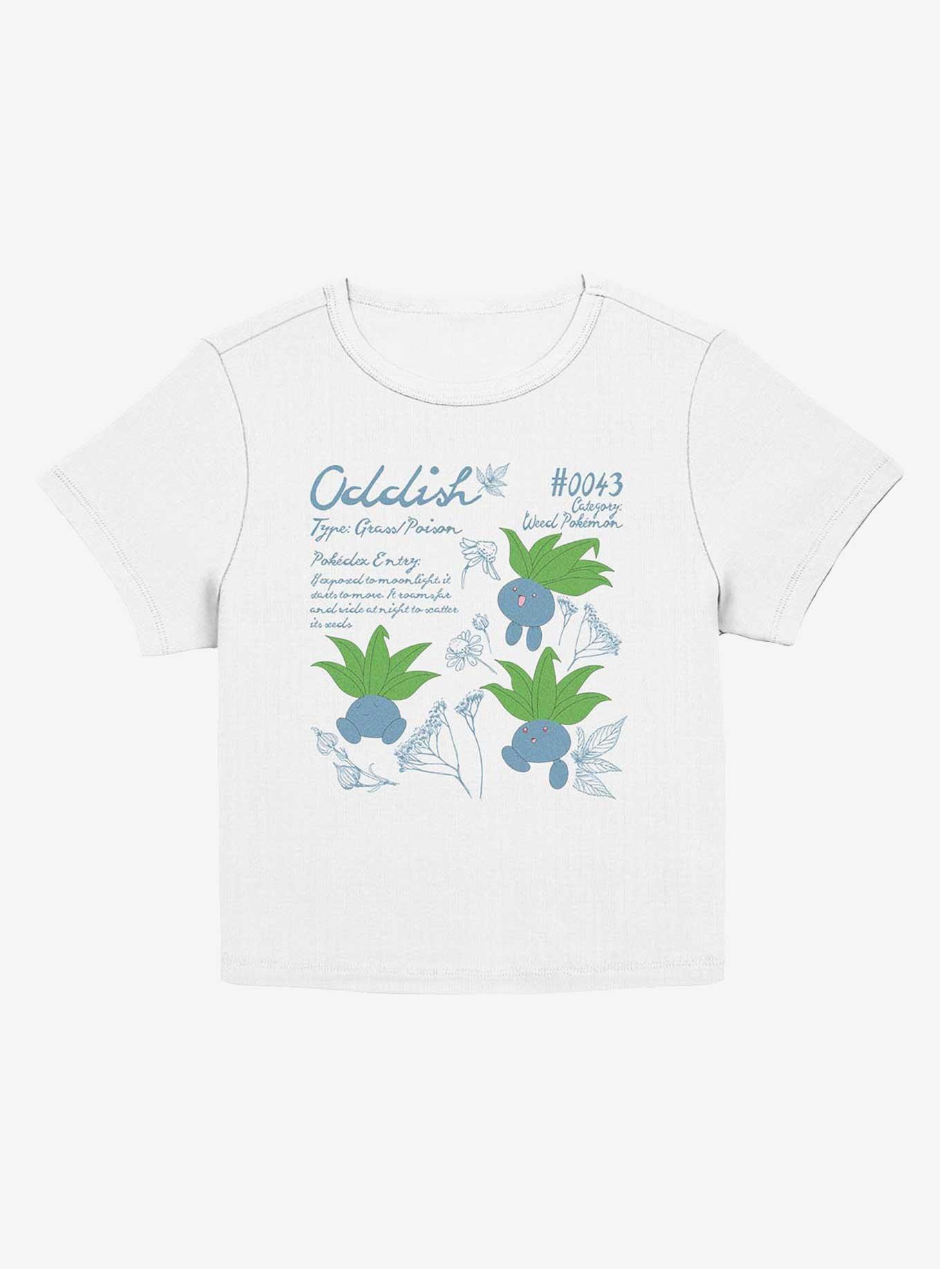 Pokemon Oddish Pokemon Study Girls Baby T-Shirt, EGRET, hi-res