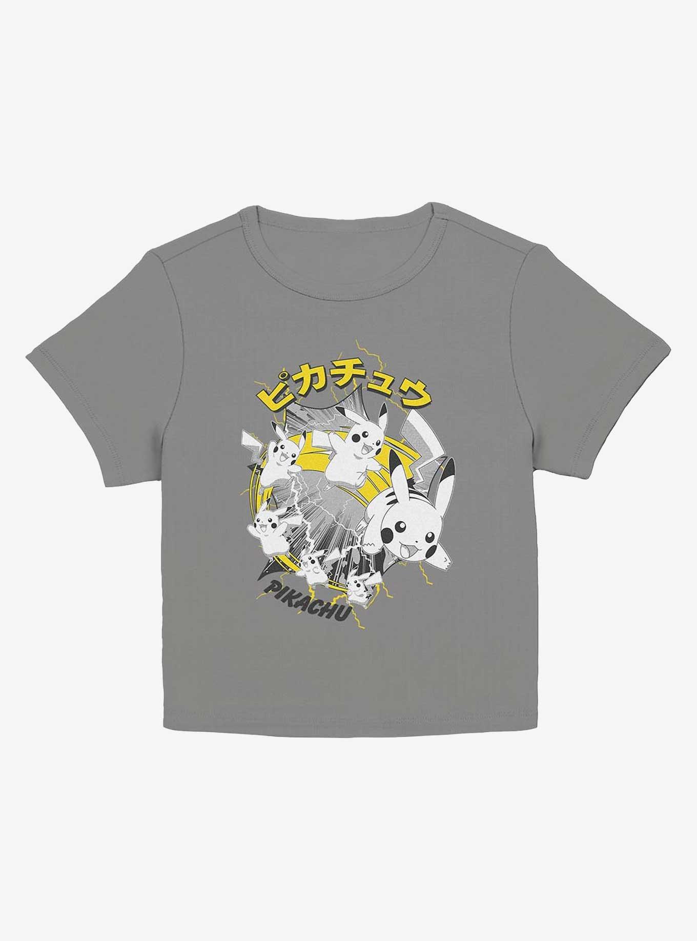 Pokemon Pikachu Speed Flash Girls Baby T-Shirt, CHARCOAL, hi-res
