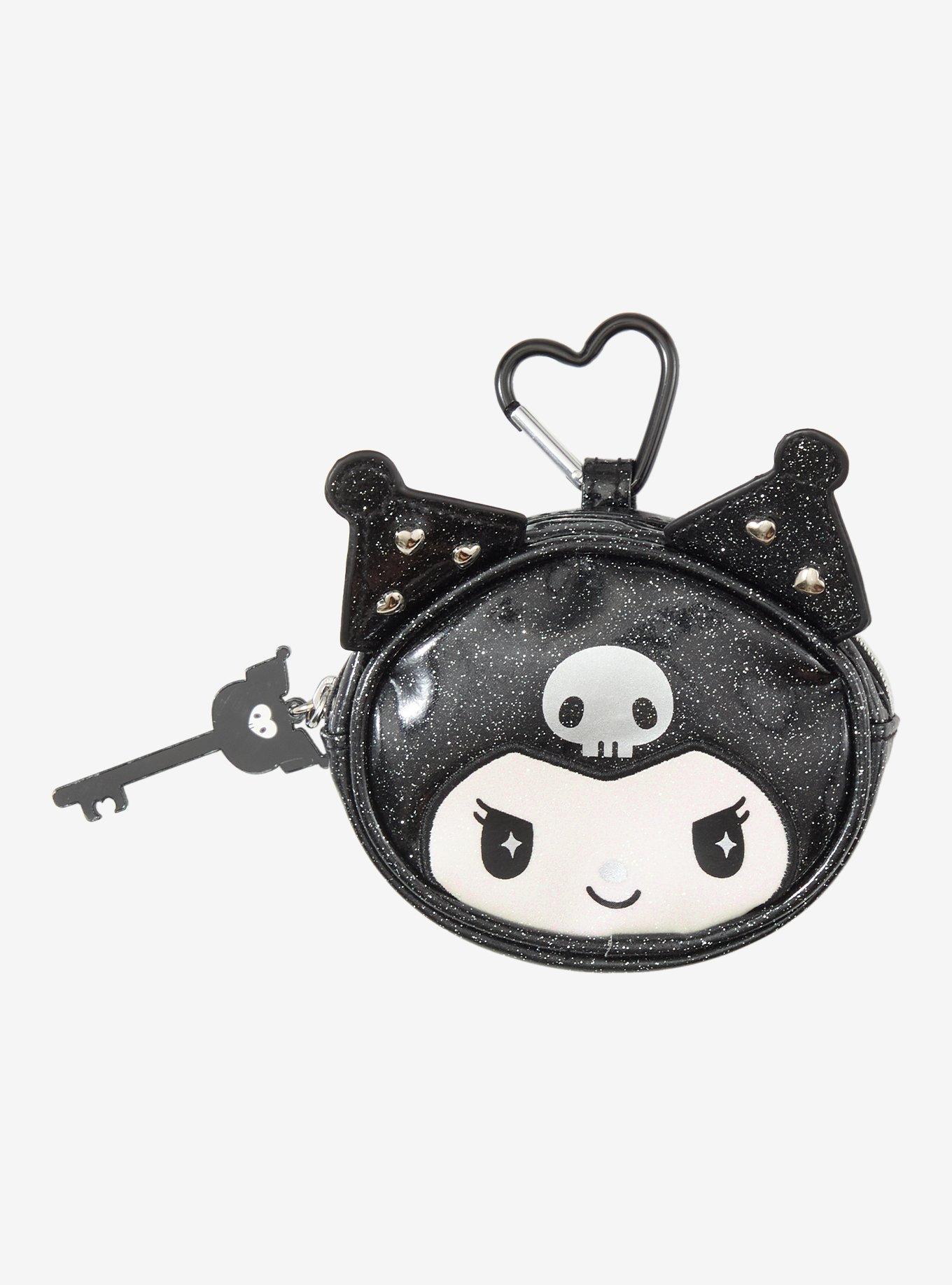 Sanrio Japan Originals Kuromi Glitter Figural Coin Purse, , hi-res