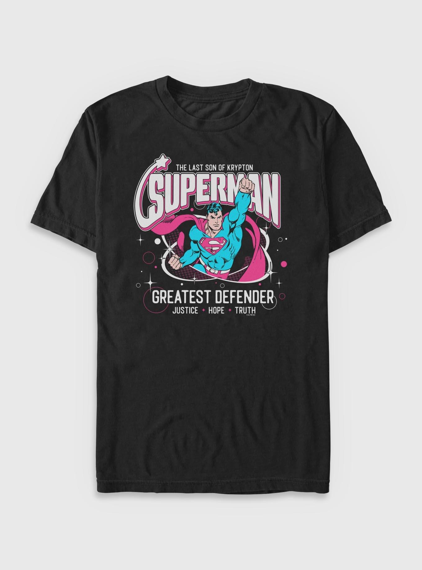 DC Superman Greatest Defender Big & Tall T-Shirt Box Lunch Exclusive, , hi-res