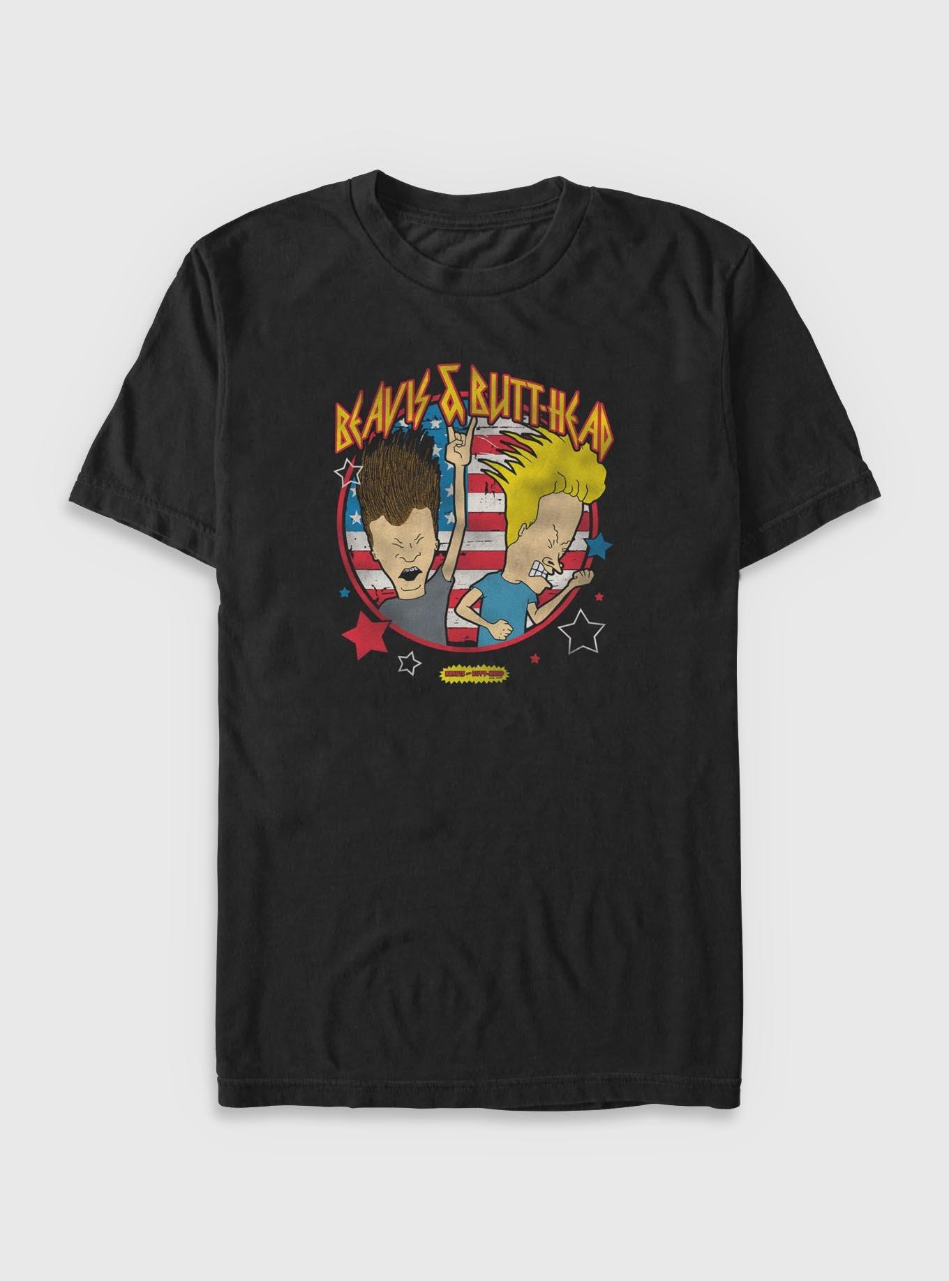 Beavis And Butthead Rock Americana Big & Tall T-Shirt, , hi-res