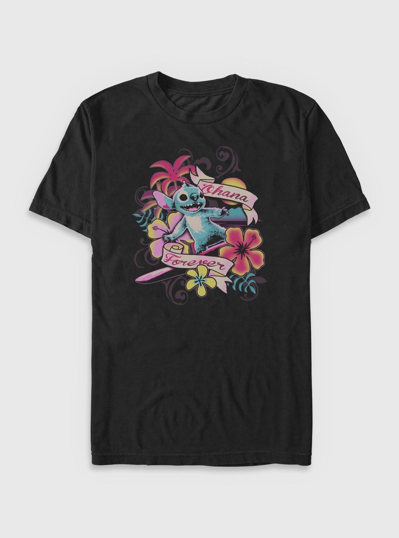 Disney Lilo & Stitch Live Action Surf Tat Big & Tall T-Shirt BoxLunch Exclusive, , hi-res