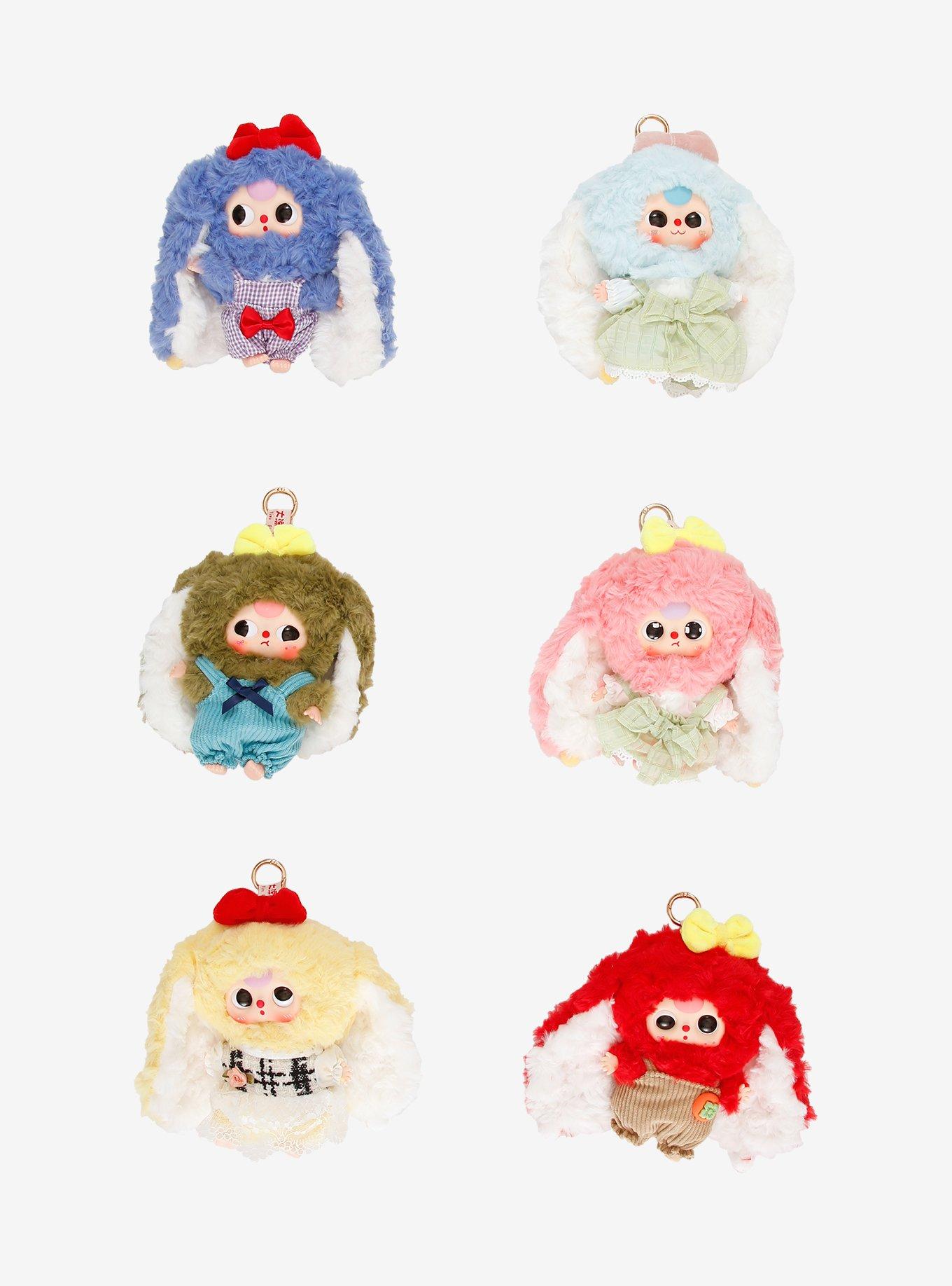 Baby Three Macaron Cute Bunny Ver. 2 Blind Box Plush Bag Clip, , hi-res