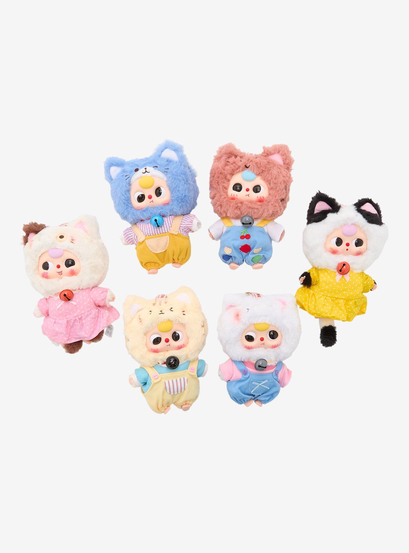 Baby Three Kitten Wardrobe Blind Box Plush Bag Clip, , hi-res