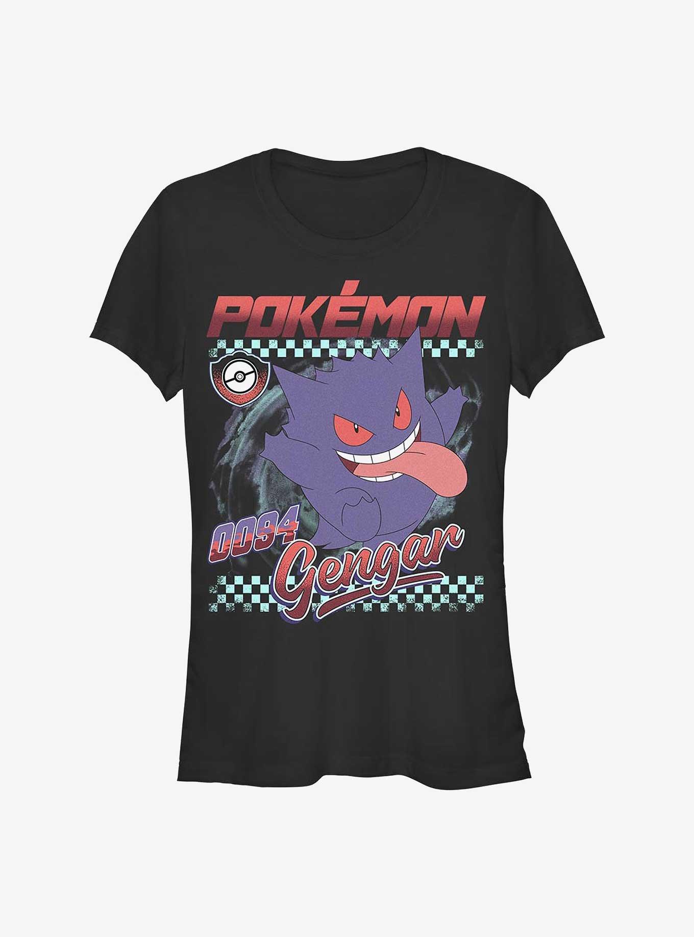 Pokemon Gengar Racer Girls T-Shirt, BLACK, hi-res