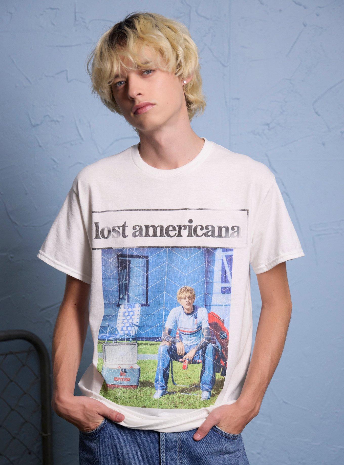 mgk lost americana Lawn Chair T-Shirt Hot Topic Exclusive, , hi-res