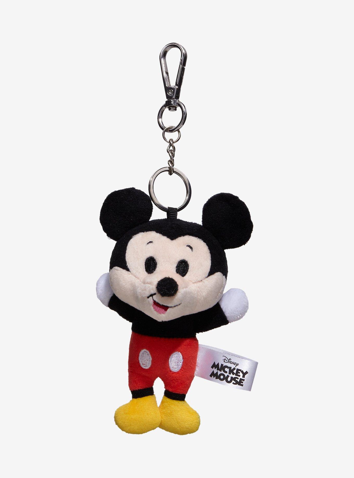 Disney Mickey Mouse Plush Bag Charm — BoxLunch Exclusive, , hi-res
