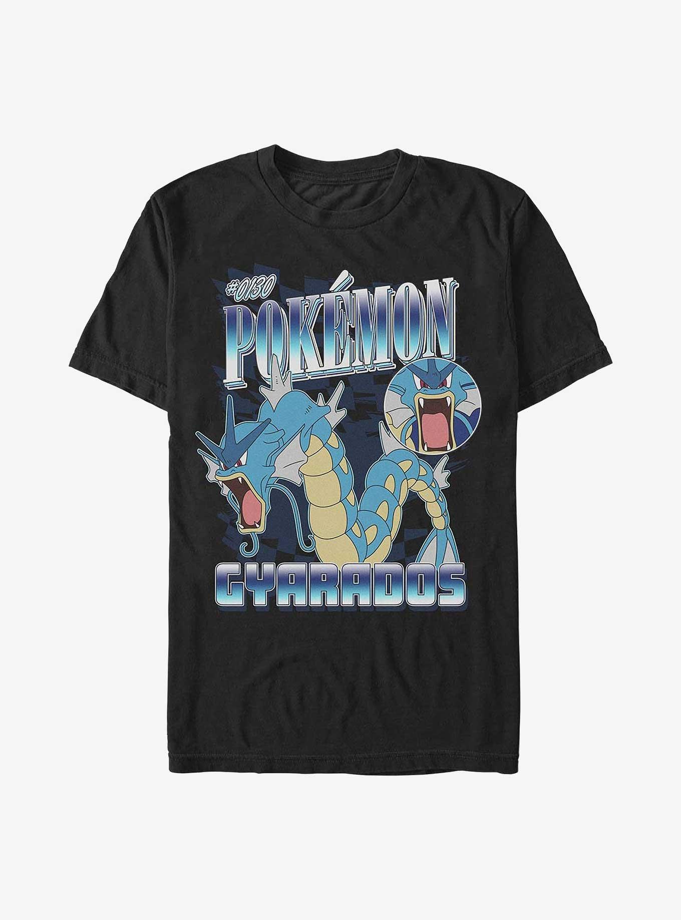 Pokemon Gyarados Check T-Shirt, BLACK, hi-res