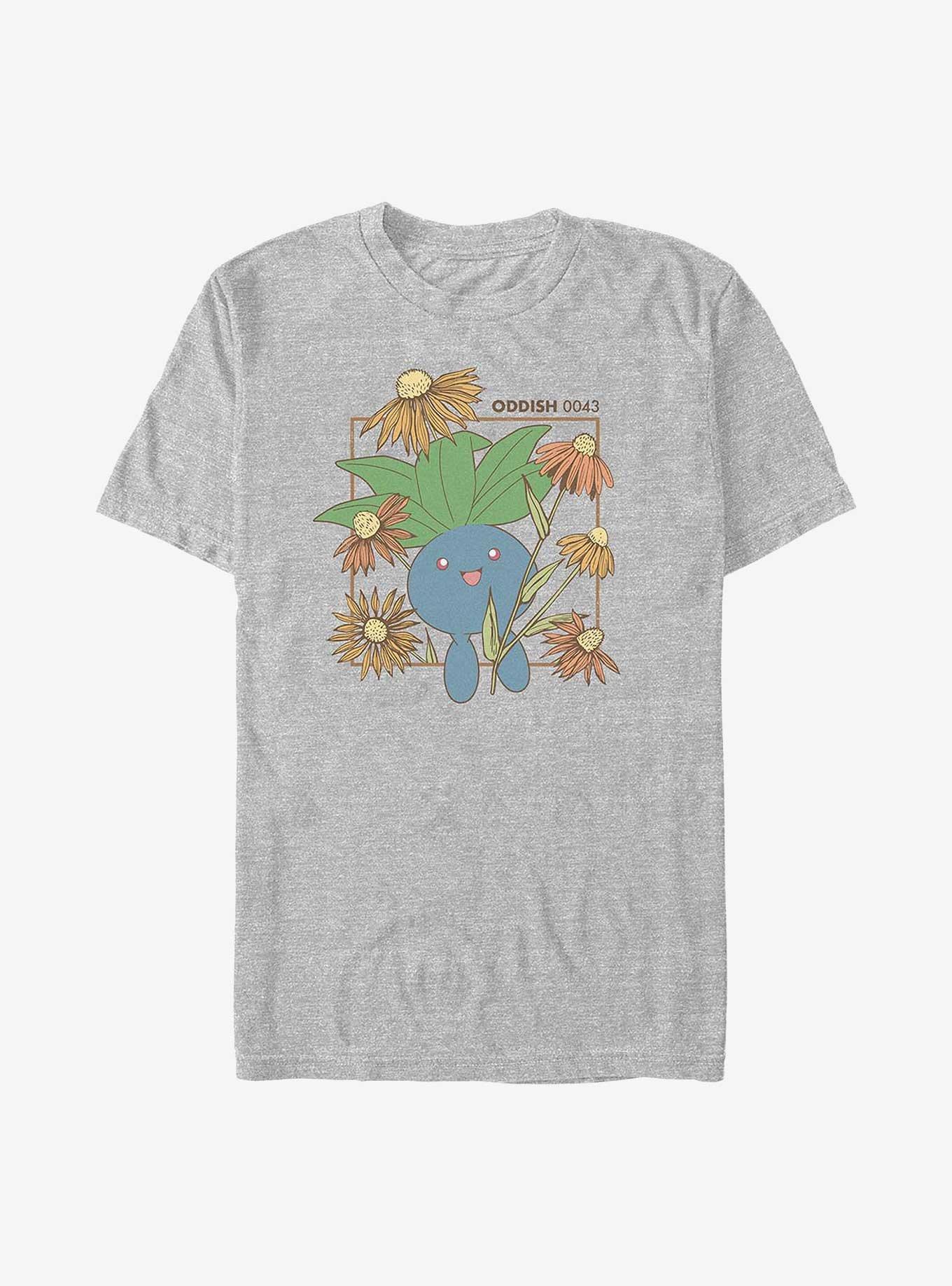 Pokemon Oddish Field T-Shirt, ATH HTR, hi-res