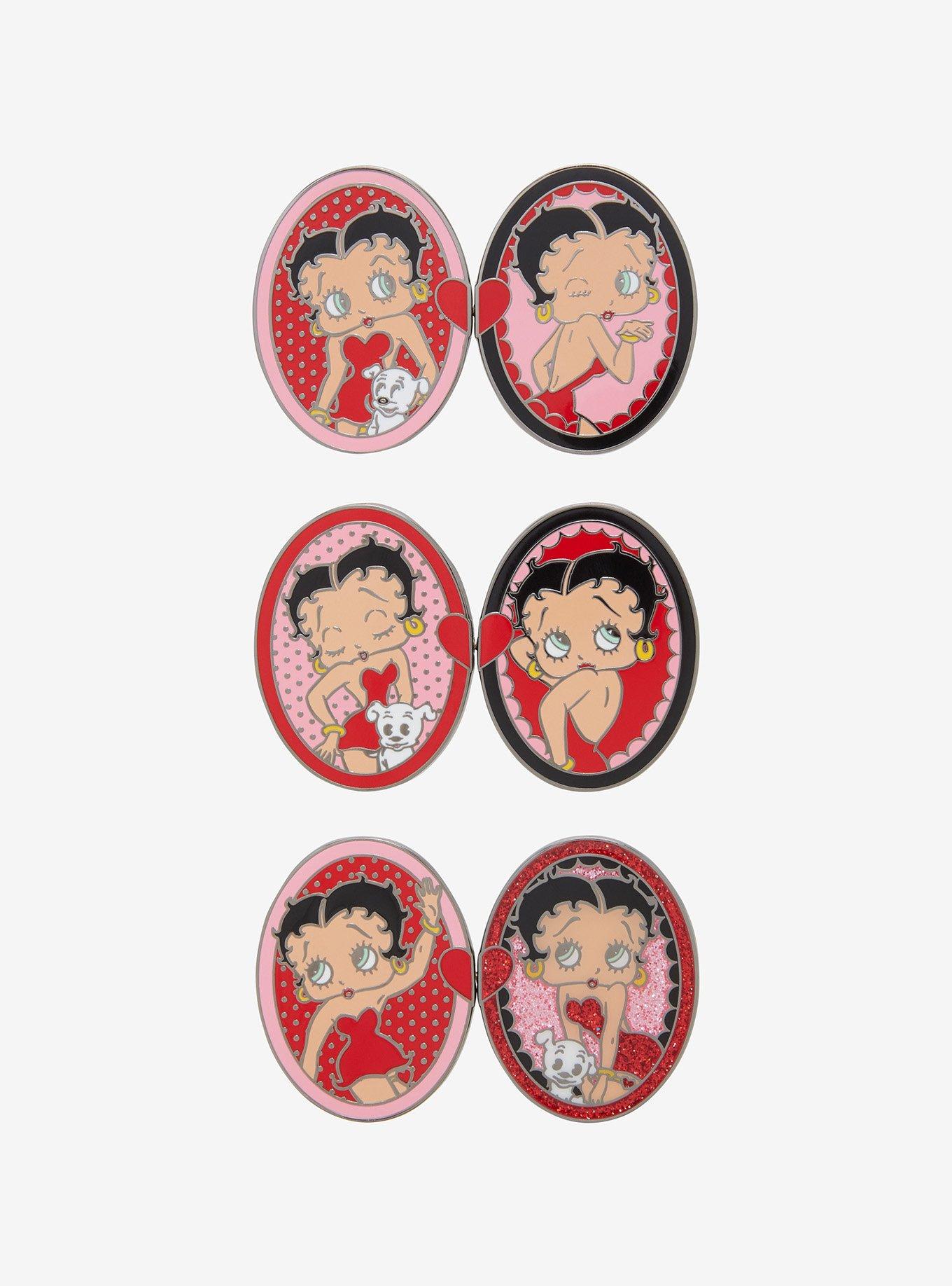 Whatever! Makes You Happy Betty Boop Cameos Blind Box Enamel Pin, , hi-res