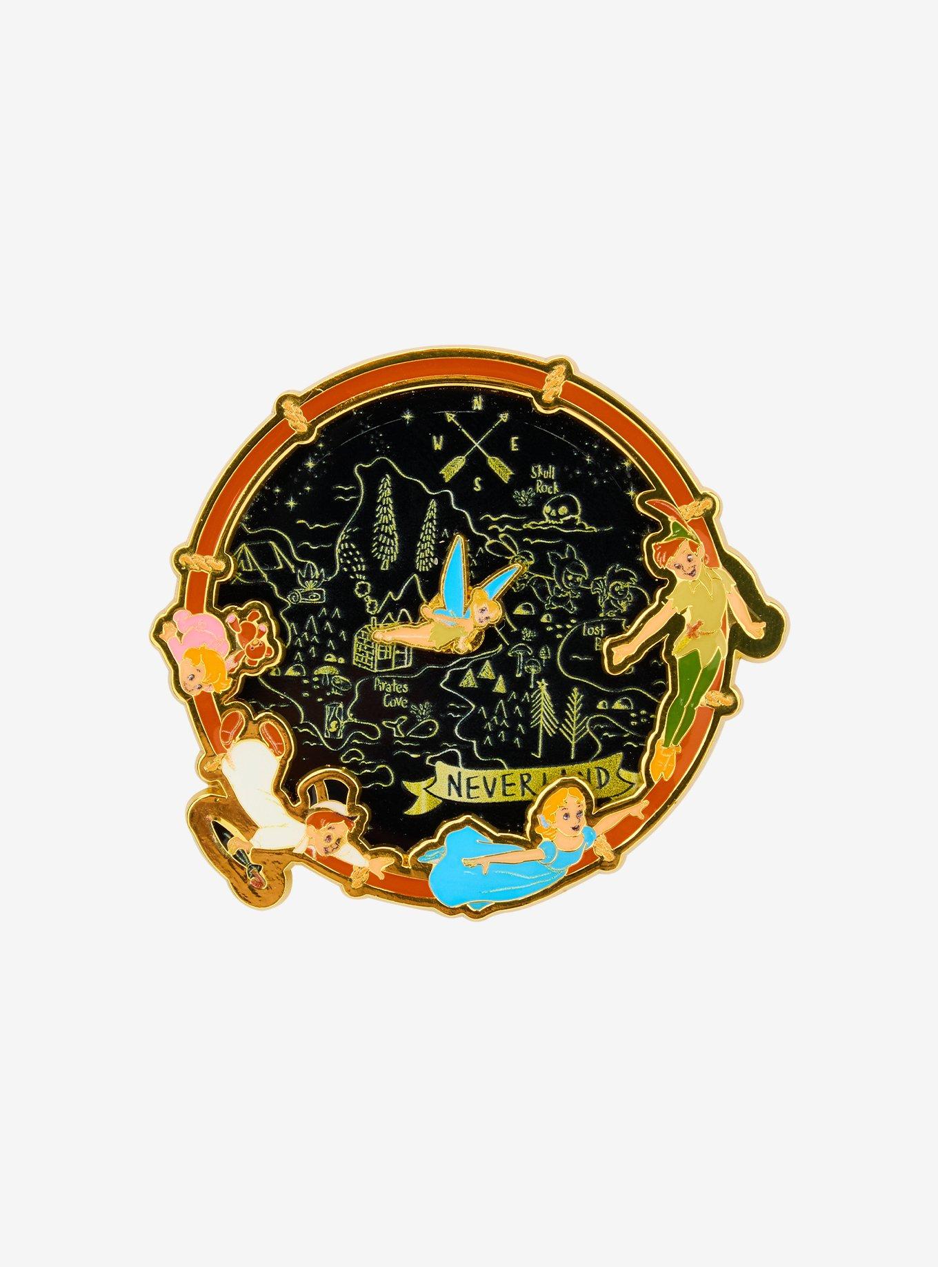Loungefly Disney Peter Pan Spinning Enamel Pin &mdash; BoxLunch Exclusive, , hi-res
