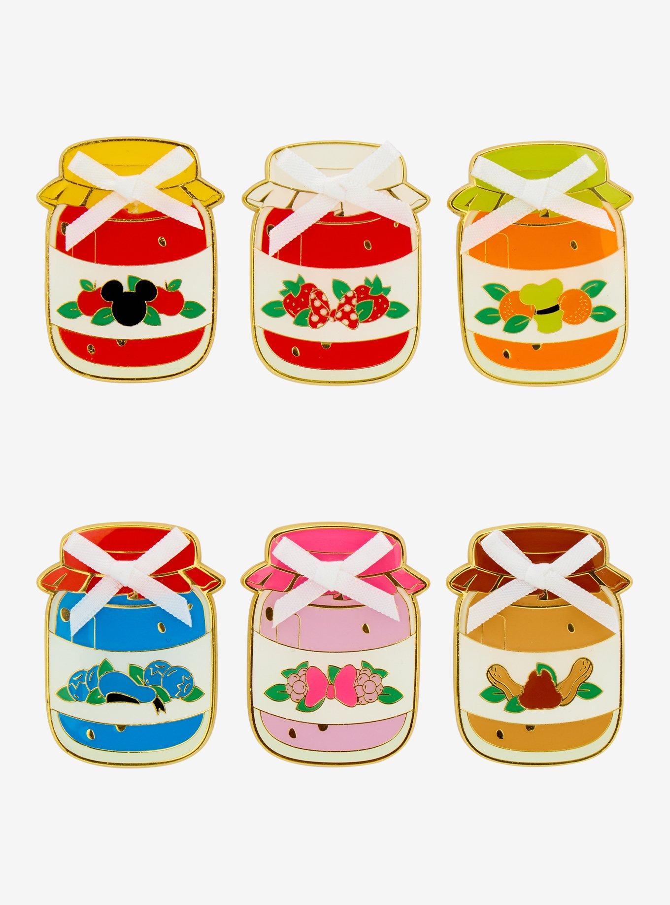 Loungefly Disney Mickey and Friends Jam Jar Ribbon Blind Box Enamel Pin &mdash; BoxLunch Exclusive, , hi-res