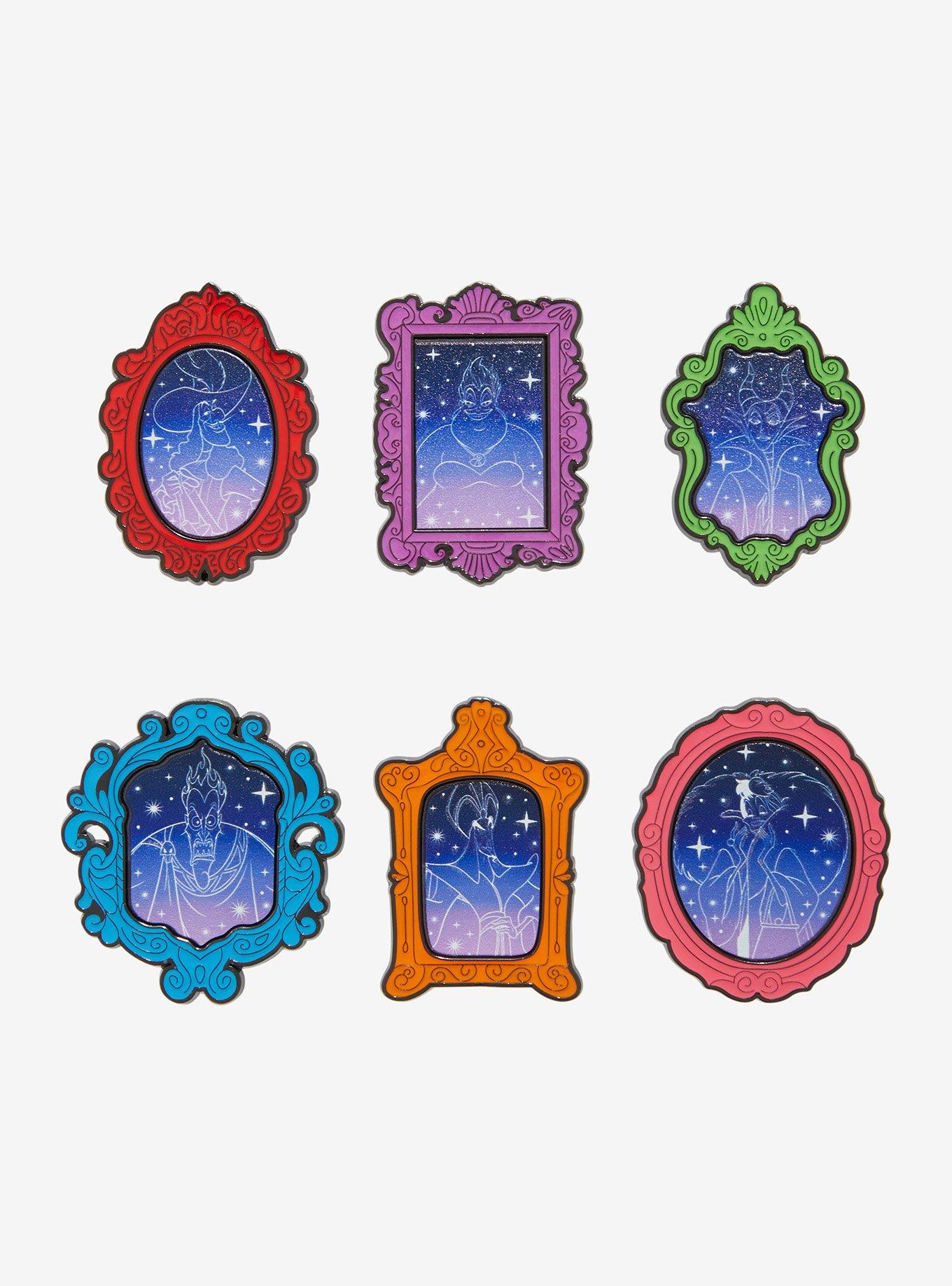 Loungefly Disney Villains Constellation Frame Blind Box Glow-in-the-Dark Enamel Pin - BoxLunch Exclusive, , hi-res
