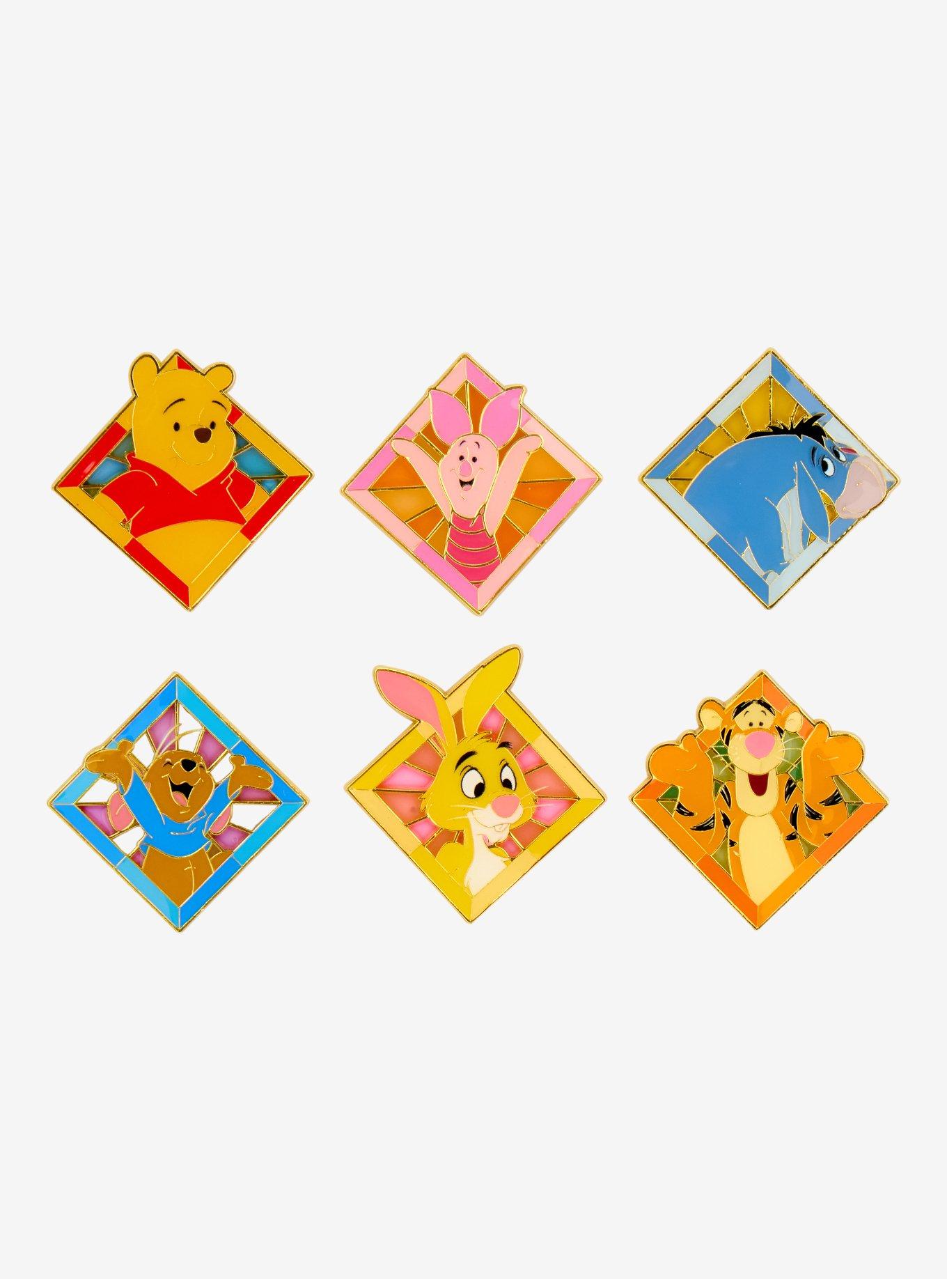 Loungefly Disney Winnie the Pooh Diamond Blind Box Enamel Pin — BoxLunch Exclusive, , hi-res