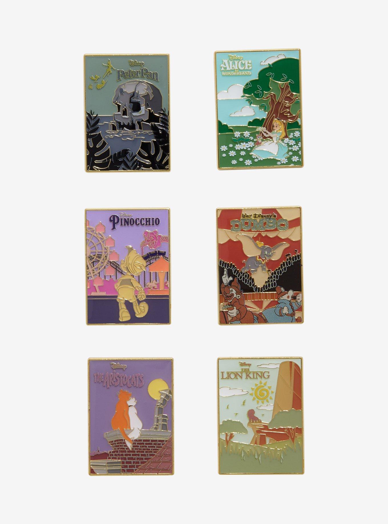 Loungefly Disney Retro Poster Blind Box Enamel Pin — BoxLunch Exclusive, , hi-res