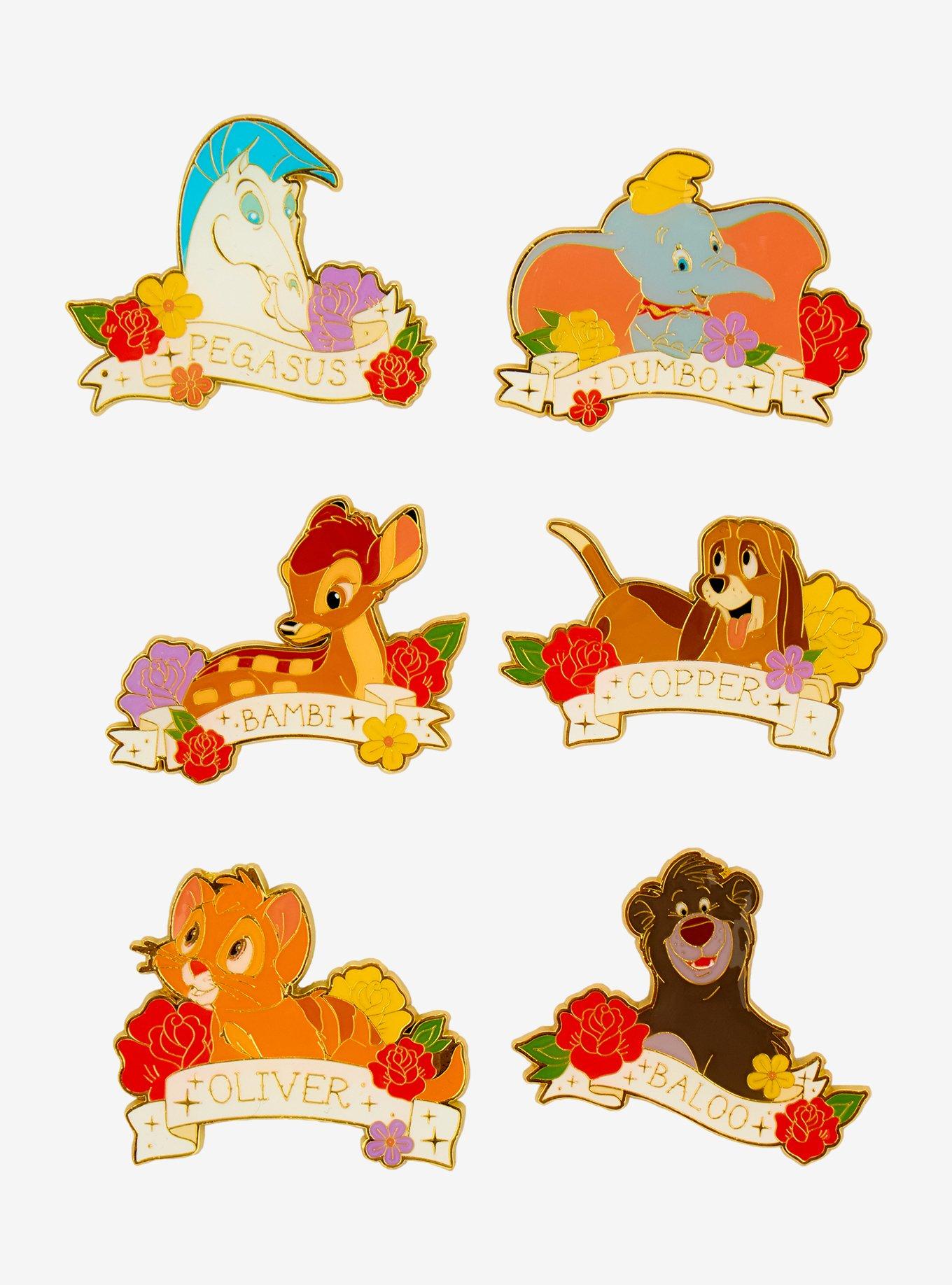 Loungefly Disney Character Tattoo Blind Box Enamel Pin &mdash; BoxLunch Exclusive, , hi-res