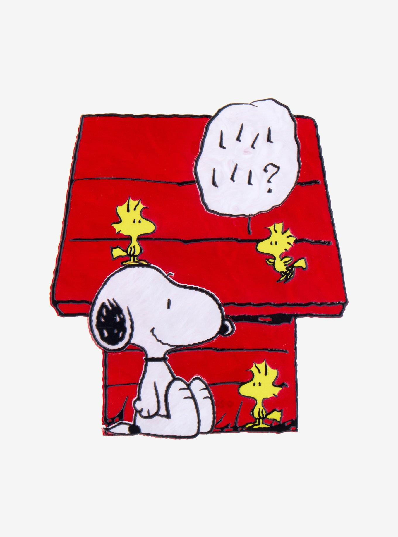 Whatever! Makes You Happy Peanuts Snoopy Doghouse Enamel Pin, , hi-res