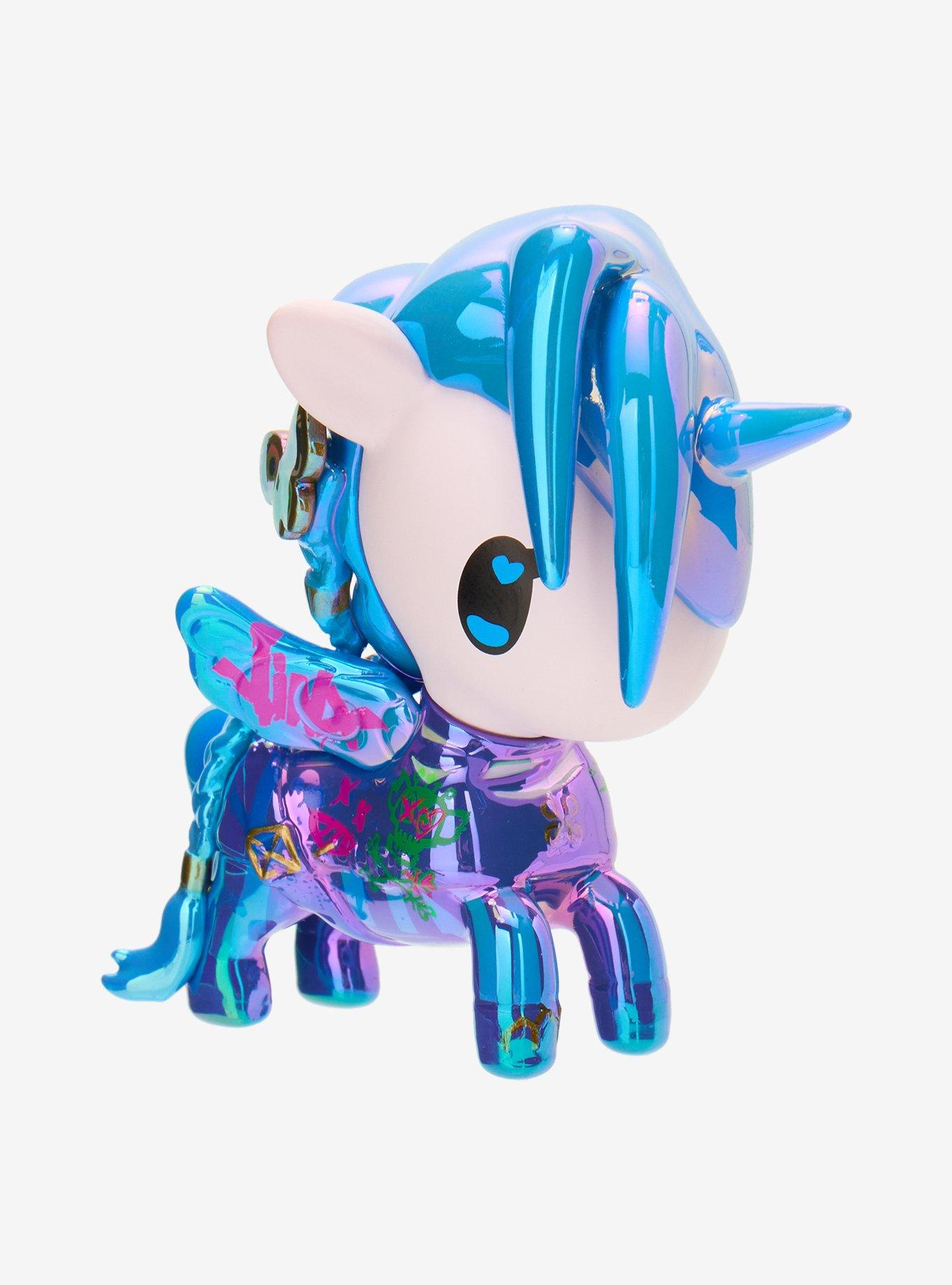 tokidoki x Arcane Blue Mayhem Jinx Glowing Neon Figure, , hi-res