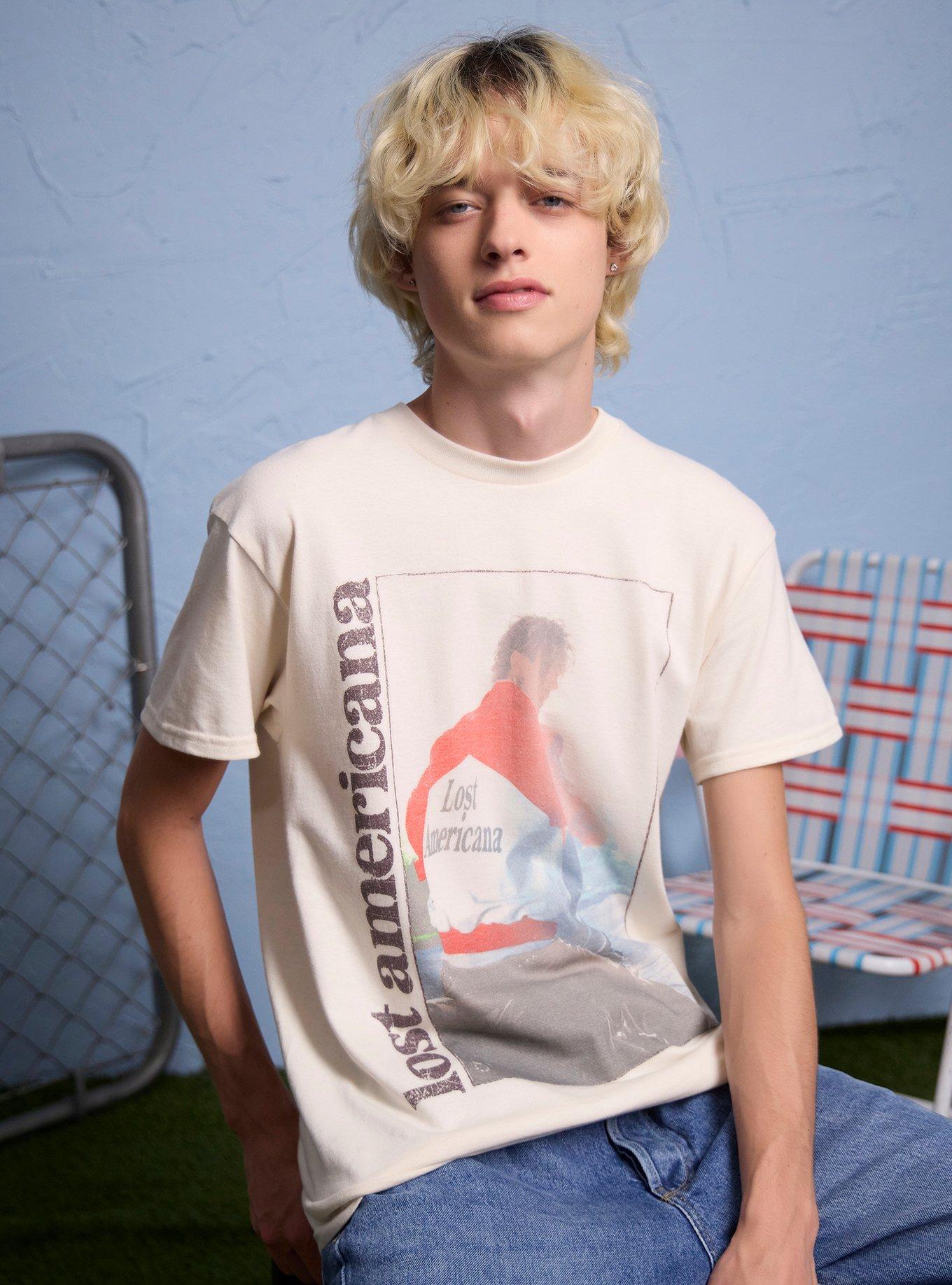 mgk lost americana Motorcycle Portrait T-Shirt Hot Topic Exclusive