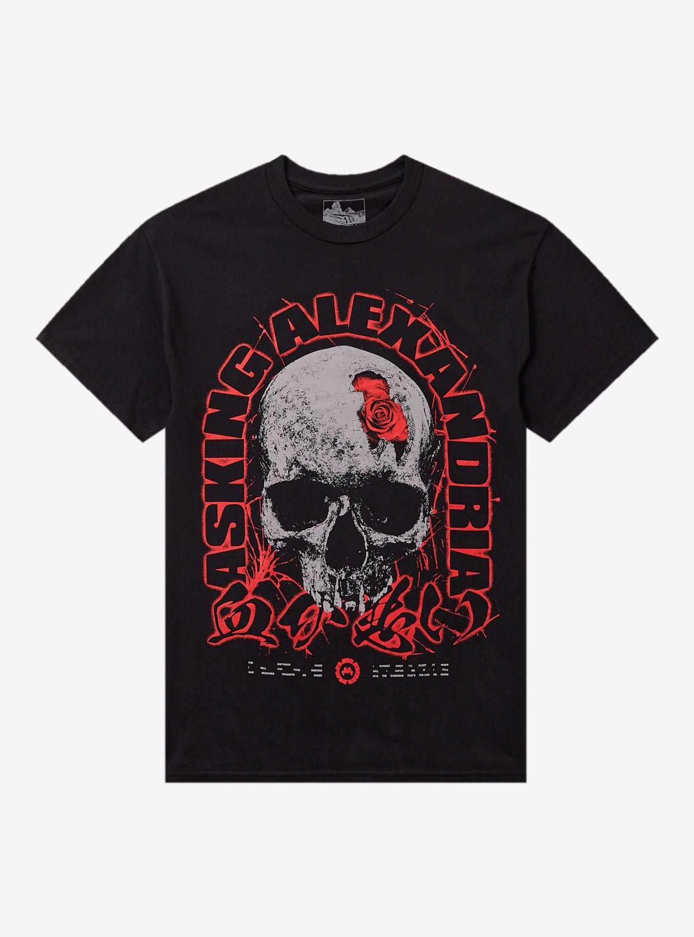 Asking Alexandria Bad Blood Lyrics T-Shirt, , hi-res