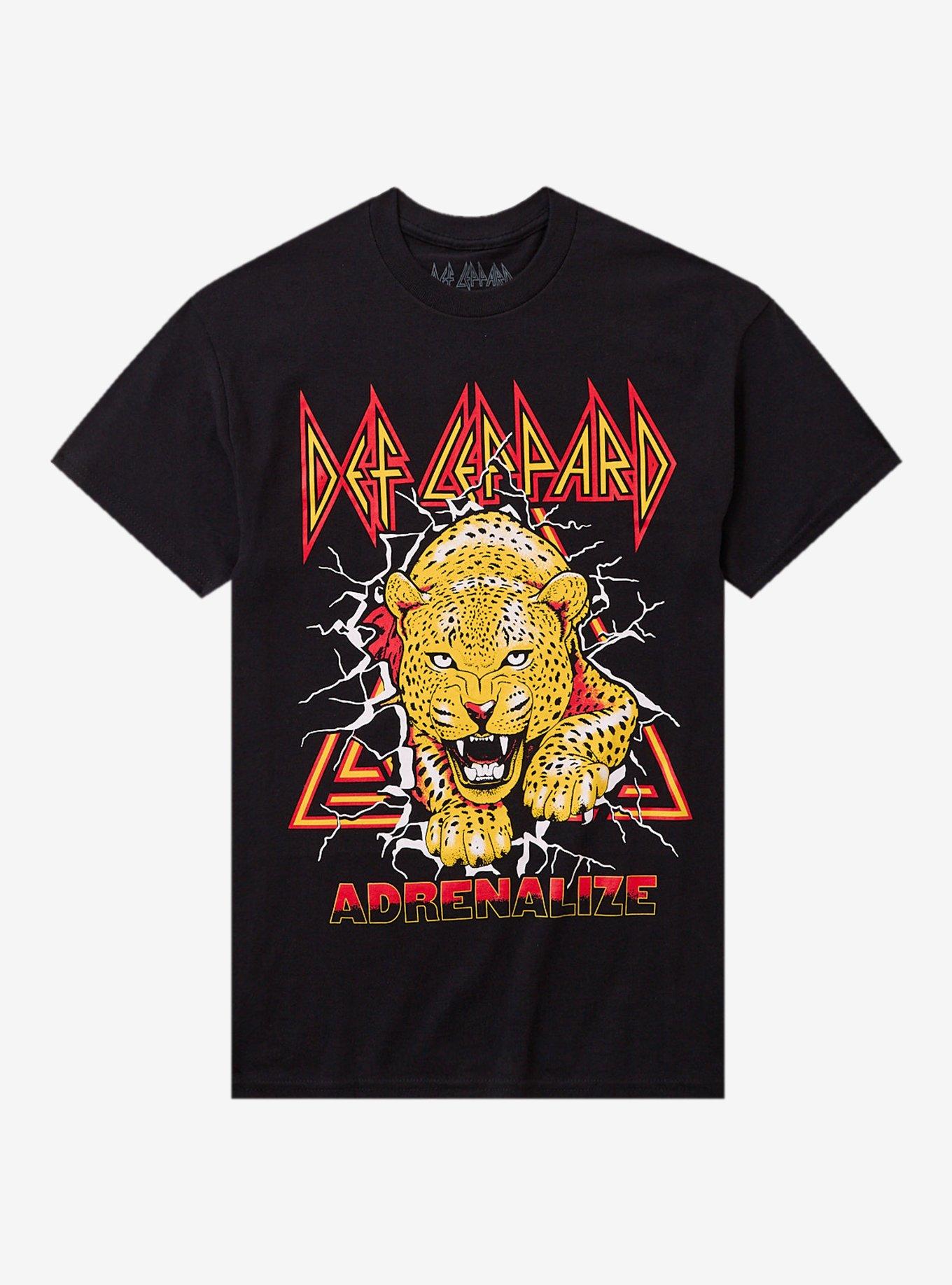 Def Leppard Adrenalize Leopard T-Shirt, , hi-res
